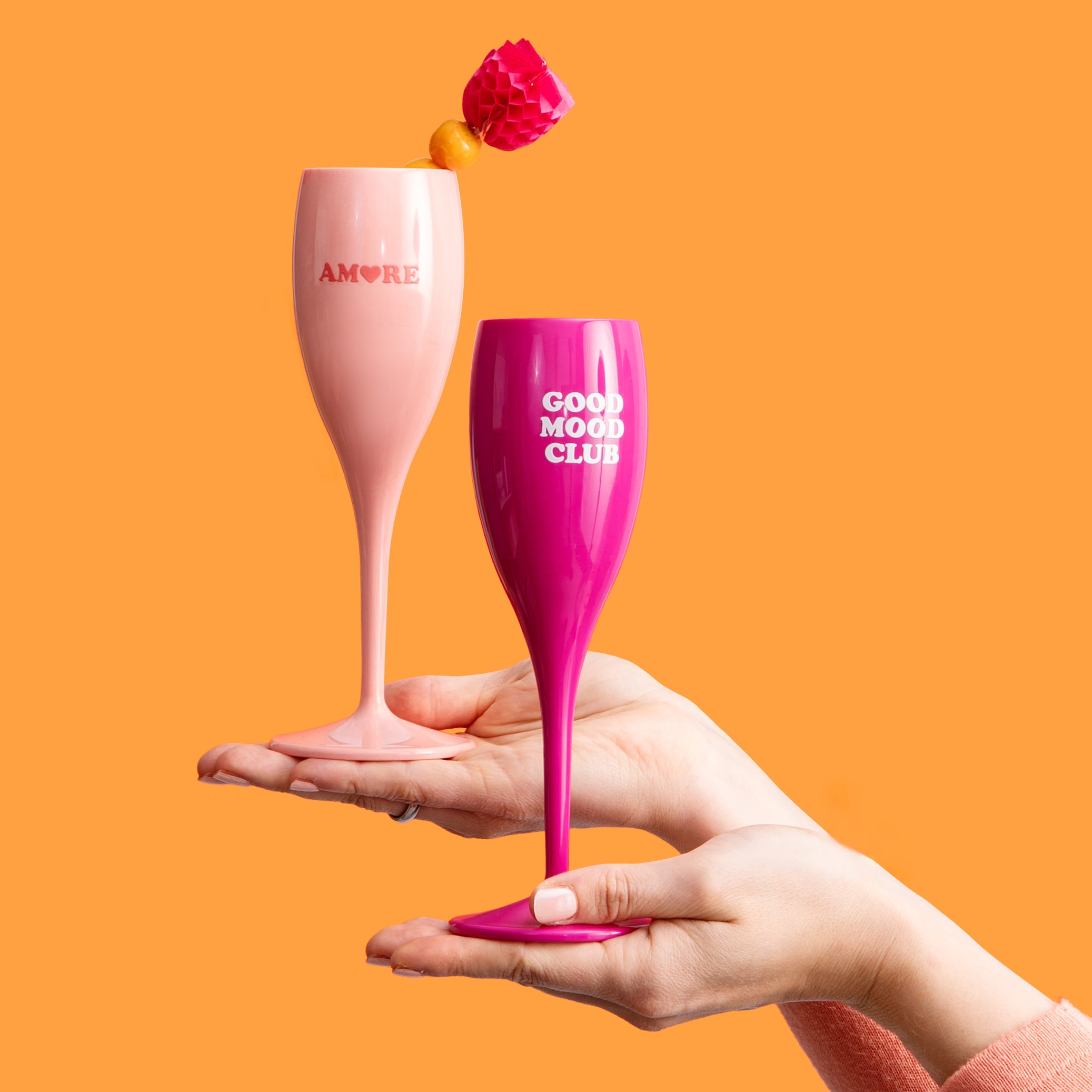 Glas mit Druck CHEERS No. 1 GOOD MOOD CLUB