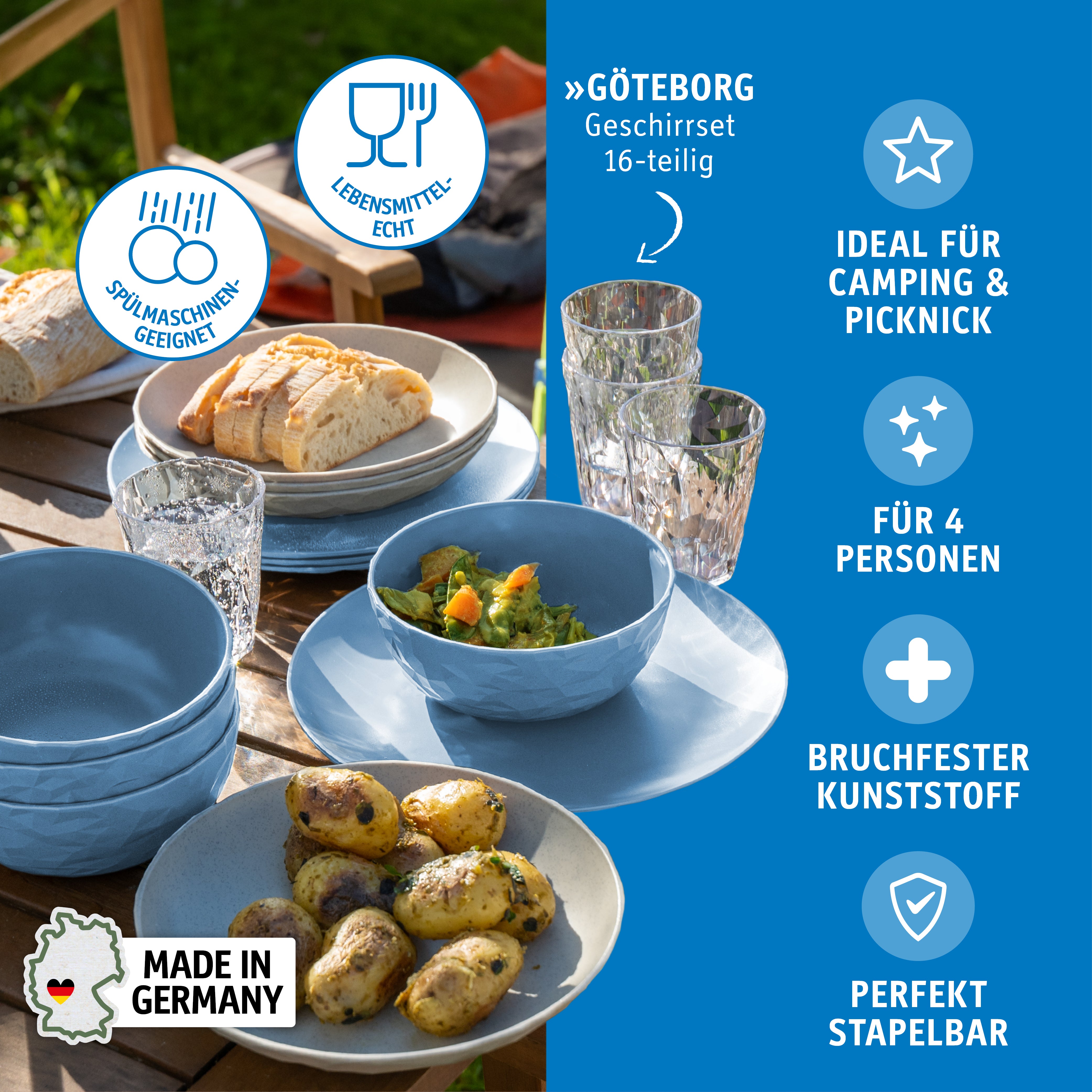 Geschirrset 16-teilig CLUB SET GÖTEBORG