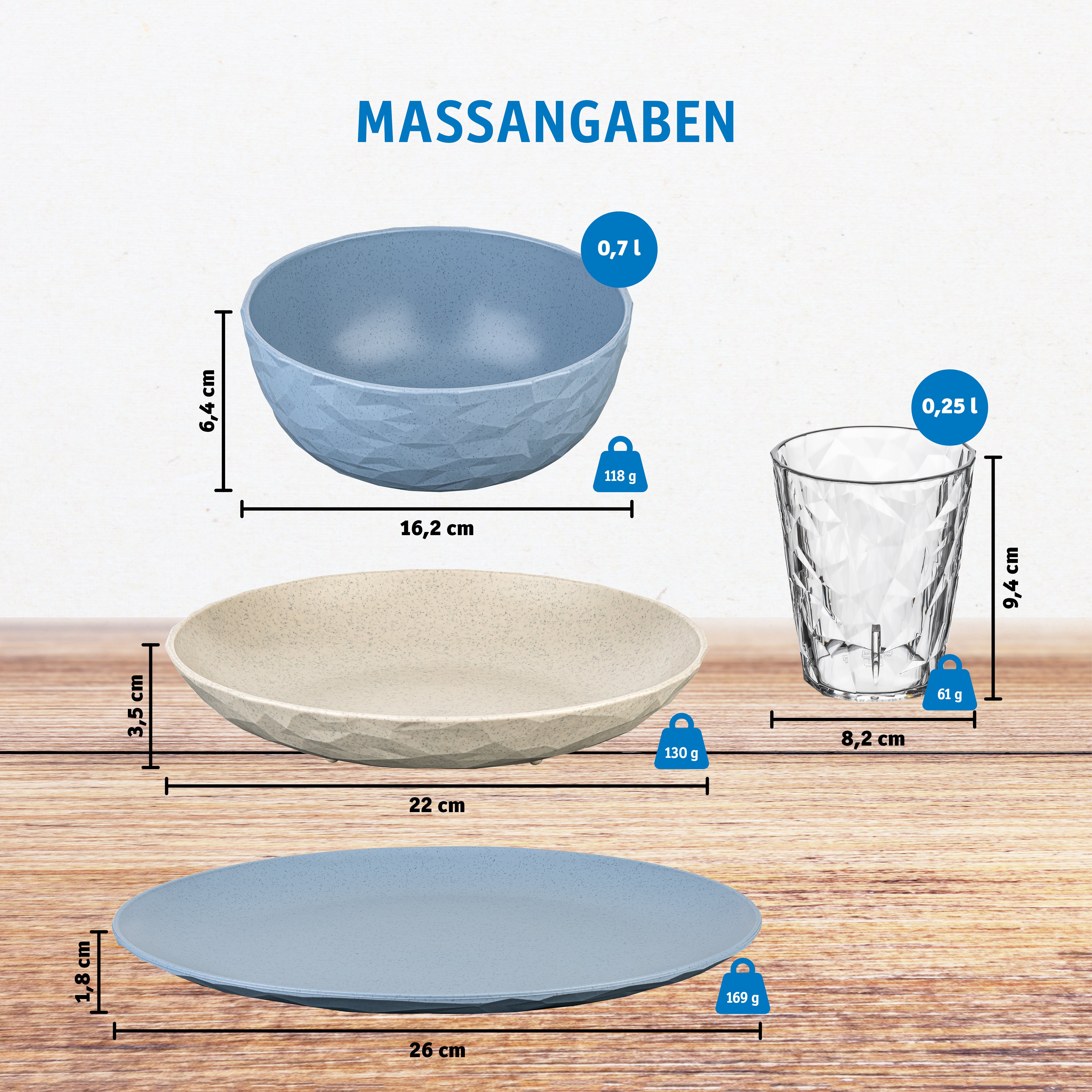 Geschirrset 16-teilig CLUB SET GÖTEBORG