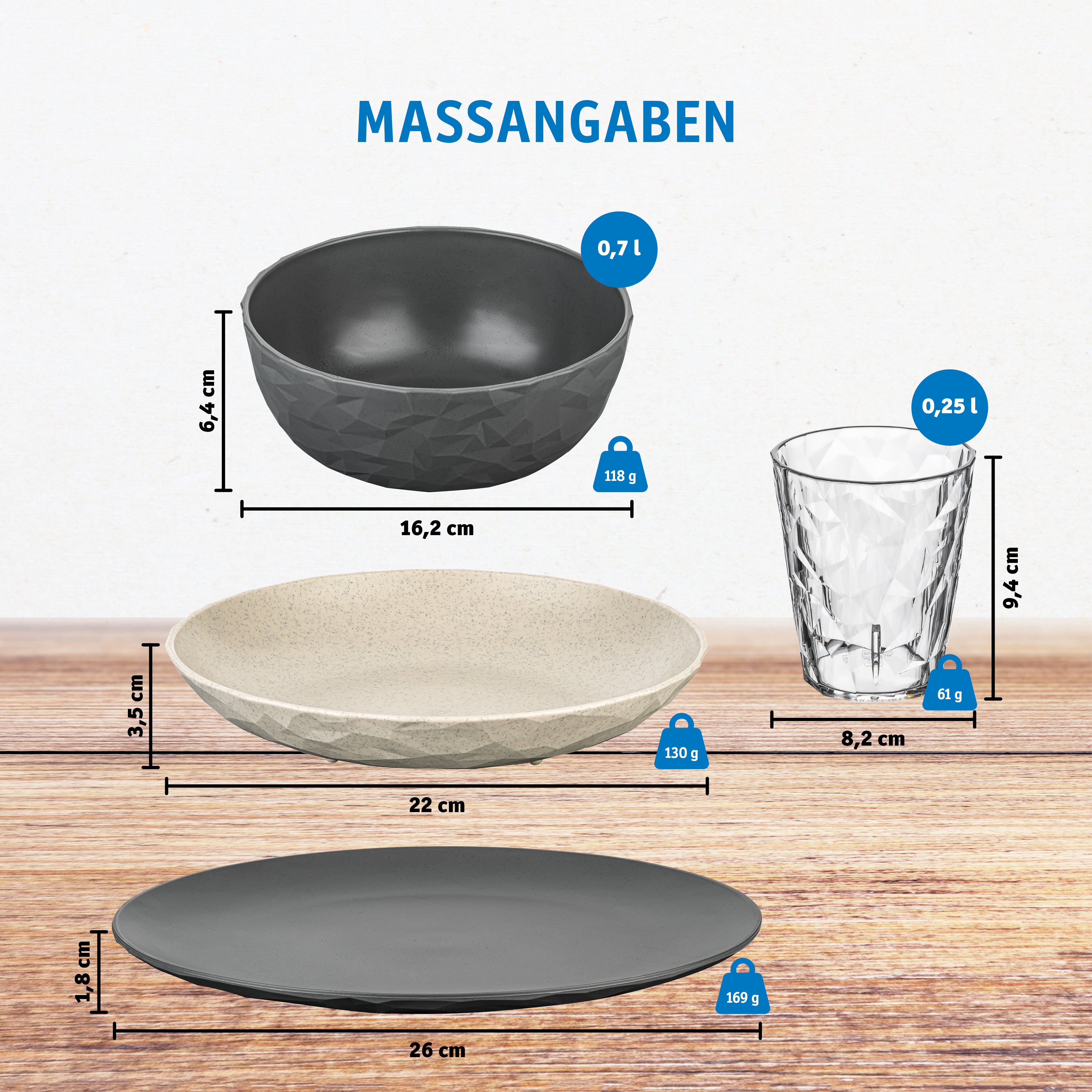 Geschirrset 16-teilig CLUB SET GÖTEBORG