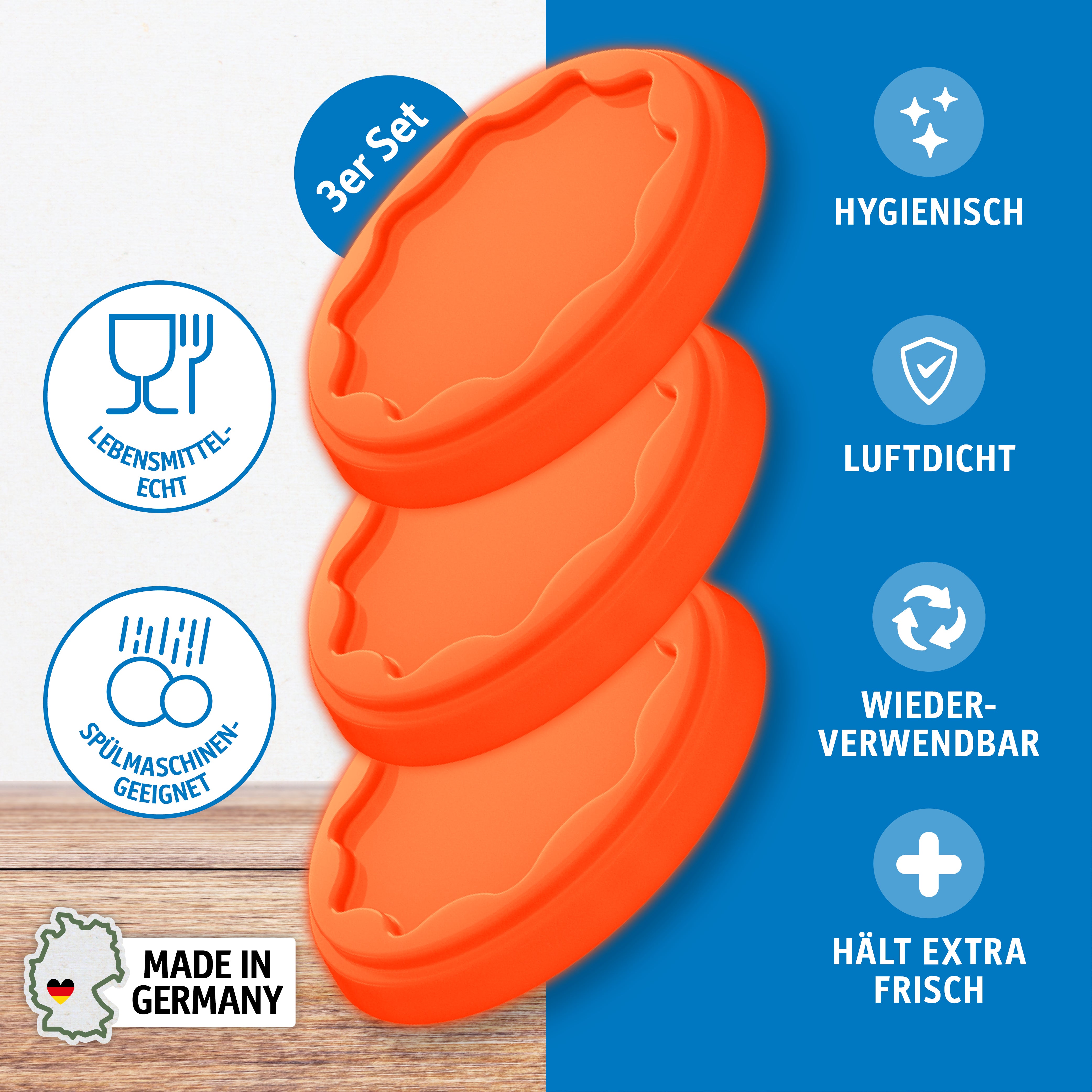 Frischedeckel FRESH 3er-SET