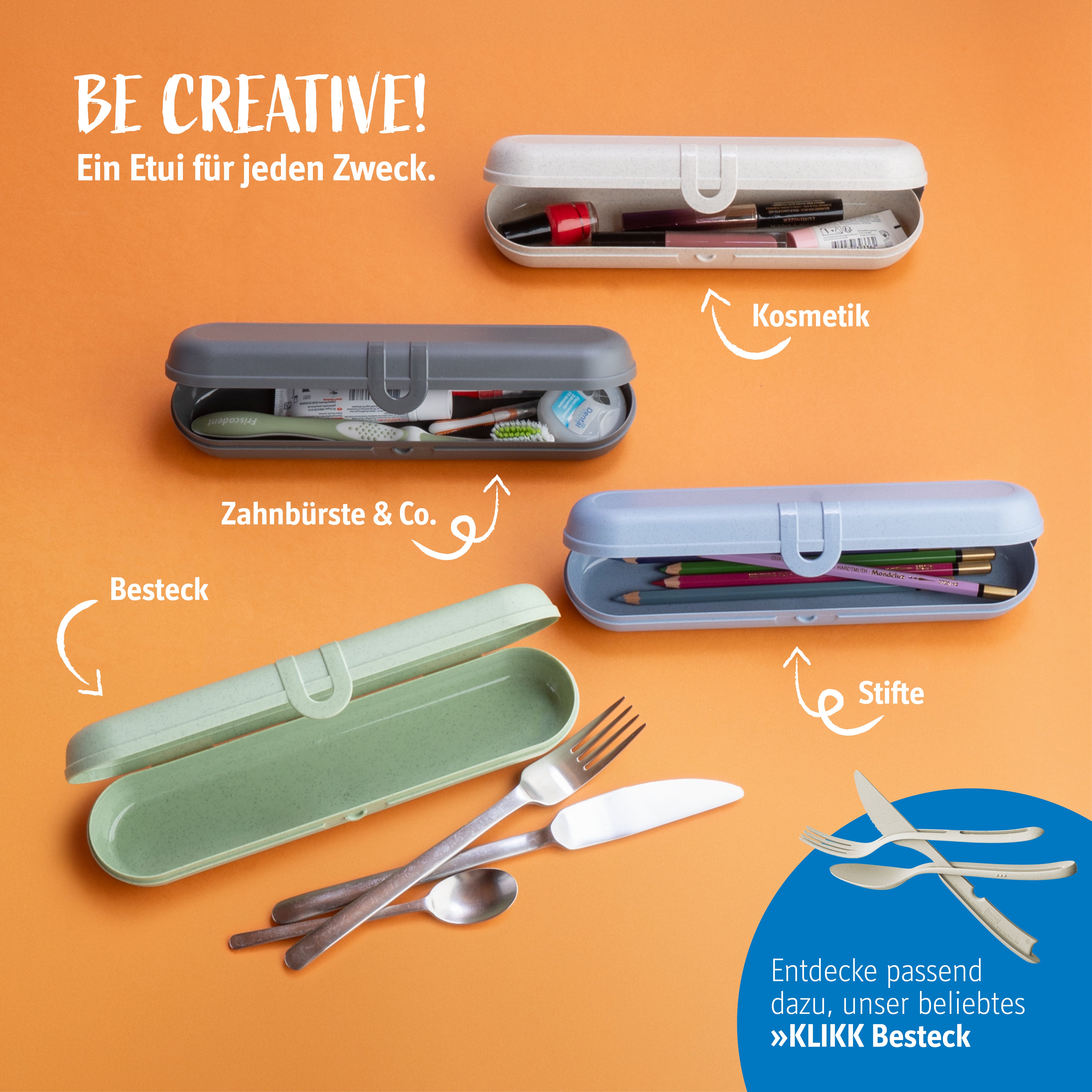 Cutlery case KLIKK ETUI