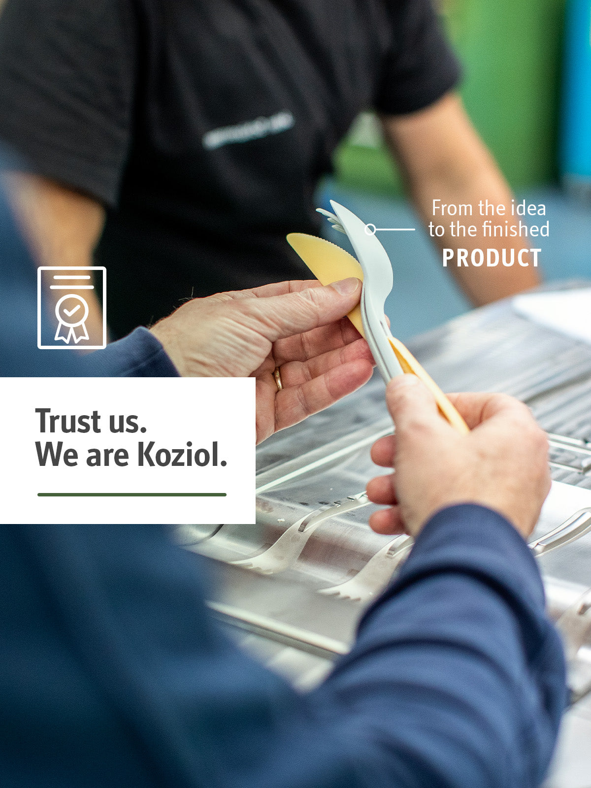 Our KLIKK cutlery from a first idea to the finished product.