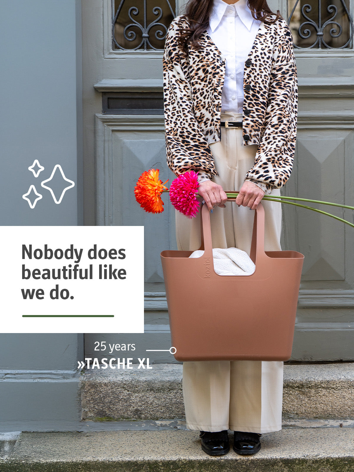 We create beautiful products, for example TASCHE XL - an icon which is 25 years old.