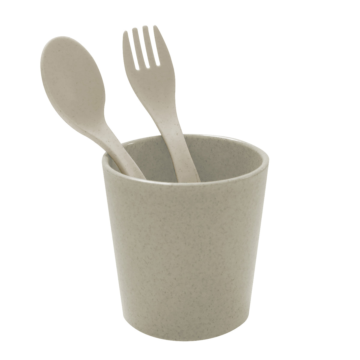 koziol Becher+Besteckset 2-teilig
