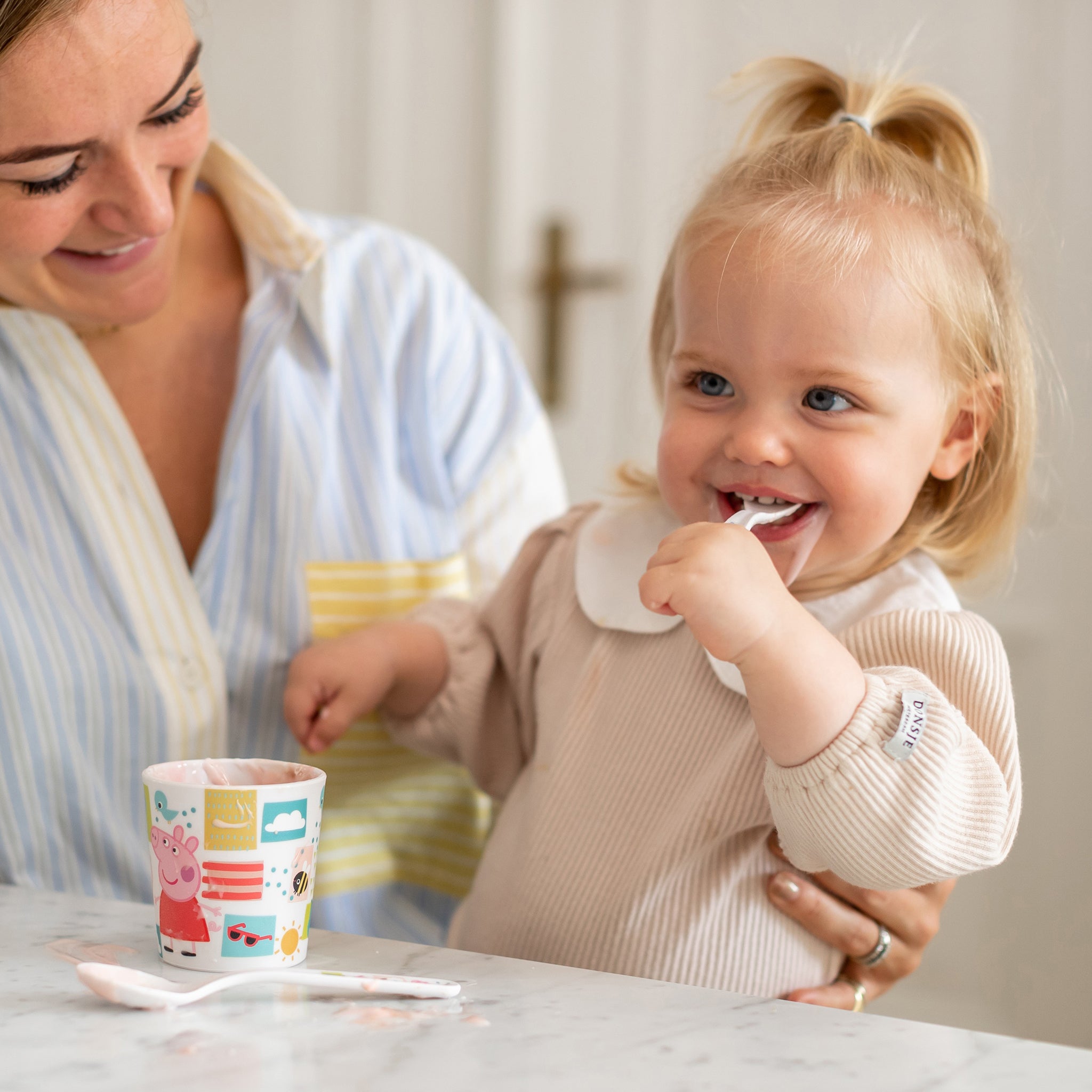 koziol Becher + Besteckset  EASY EATER SET PEPPA PIG