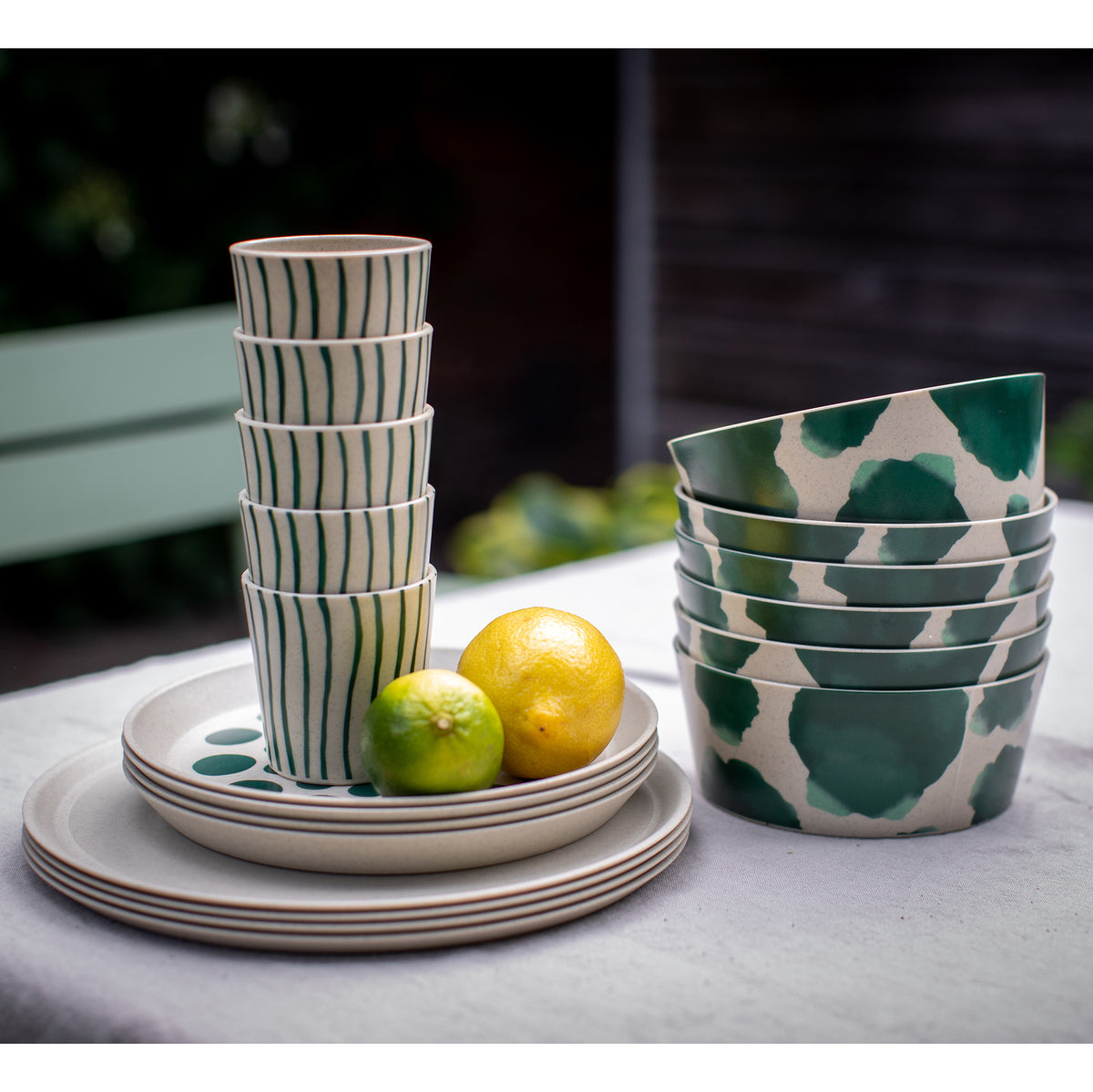 koziol Becher  CONNECT CUP S MONSTERA STRIPES