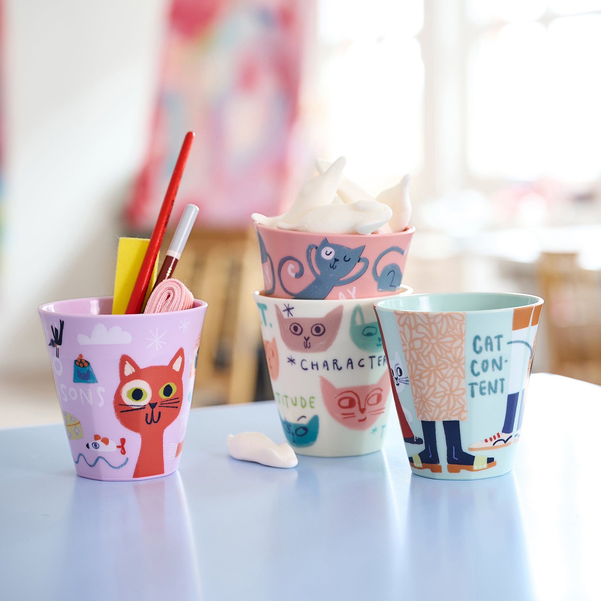 koziol Becher NORA CUP M PURRS CONTENT