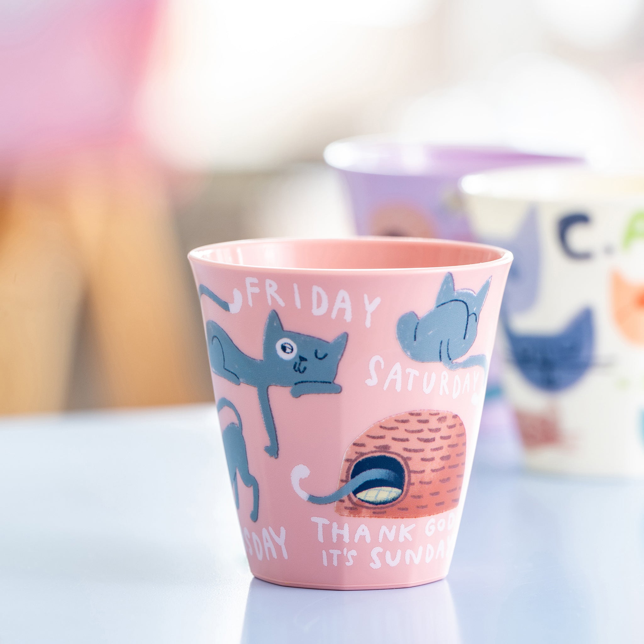 koziol Becher NORA CUP M PURRS SUNDAY