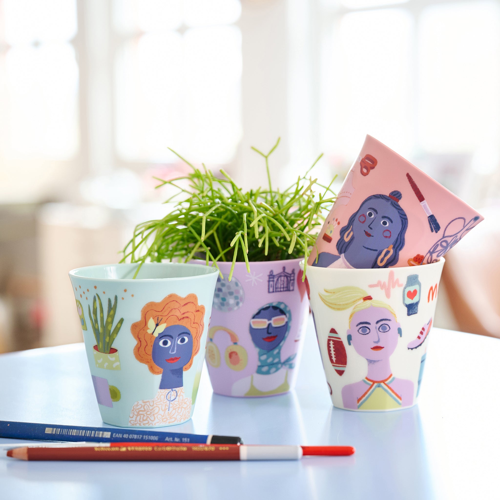 koziol Becher-Set NORA CUP M SISTERS