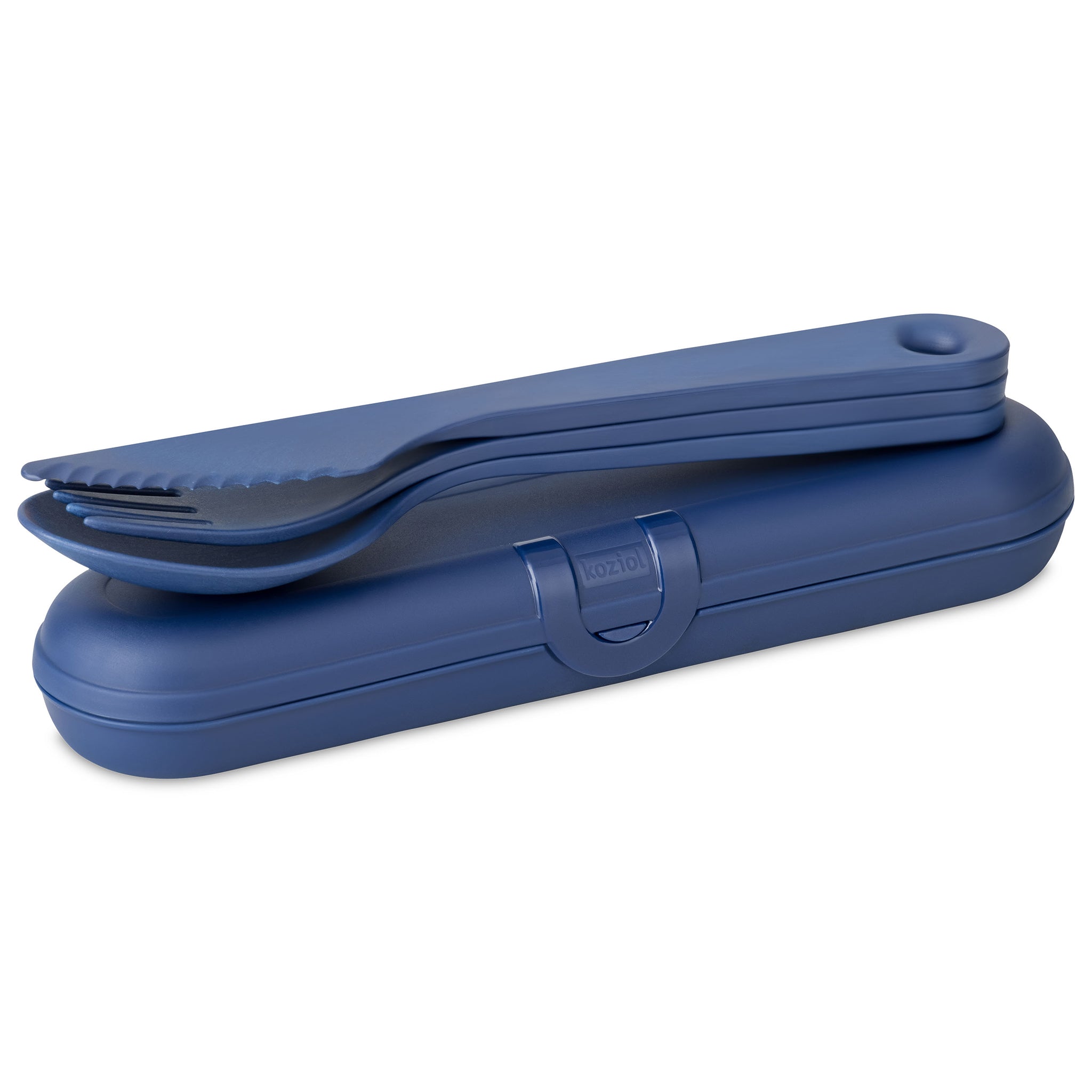 koziol Besteck Etui + Besteckset 3 teilig TWIST READY