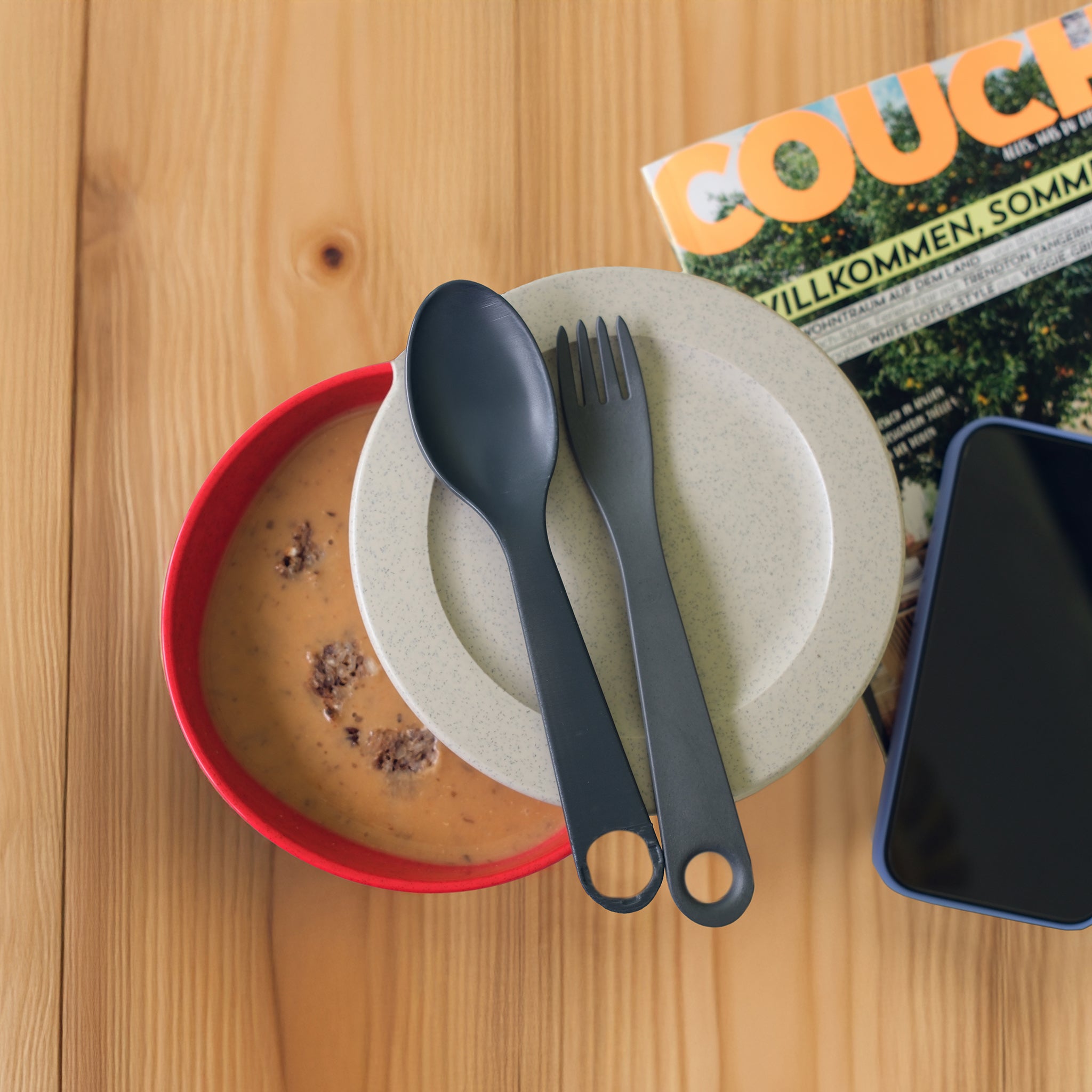 koziol Besteck Set 2-teilig TWIST SNACK