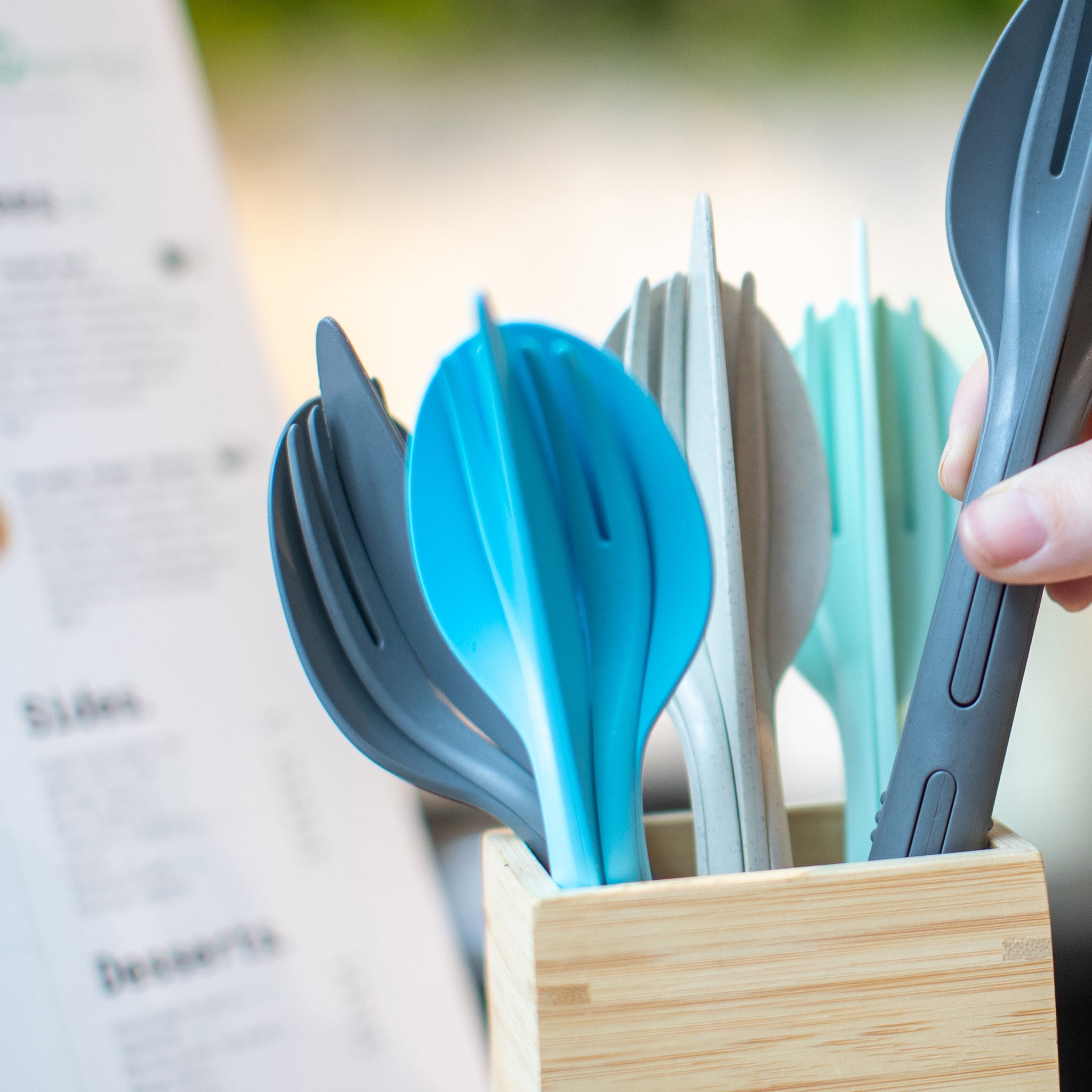 koziol Besteck-Set 3-teilig KLIKK