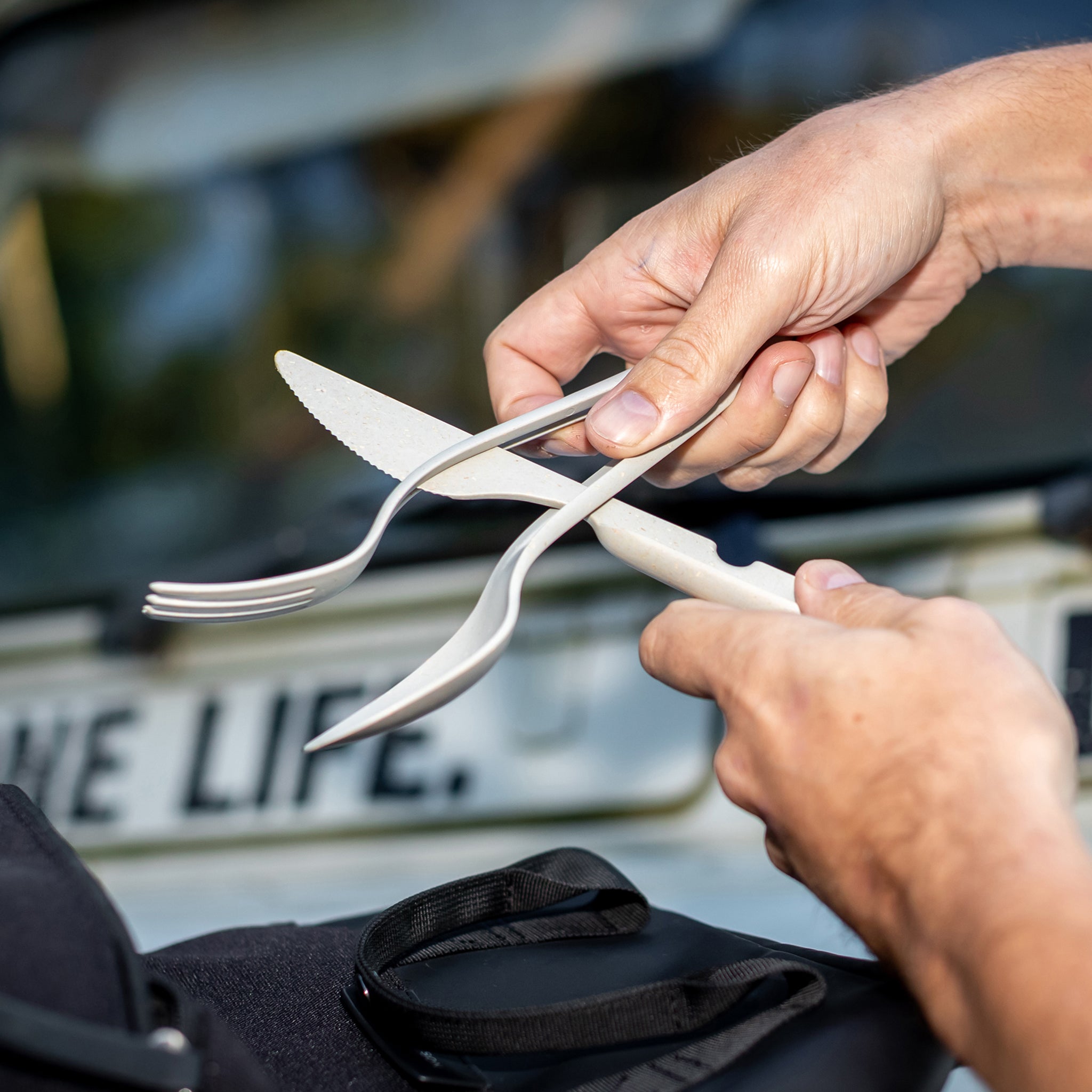 koziol Besteck-Set 3-teilig KLIKK