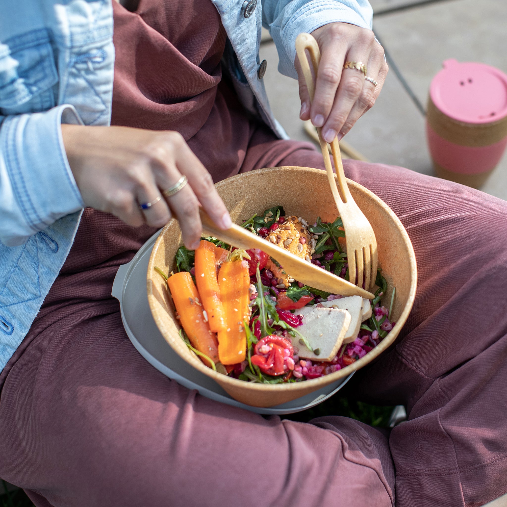 koziol Besteck-Set 3-teilig KLIKK