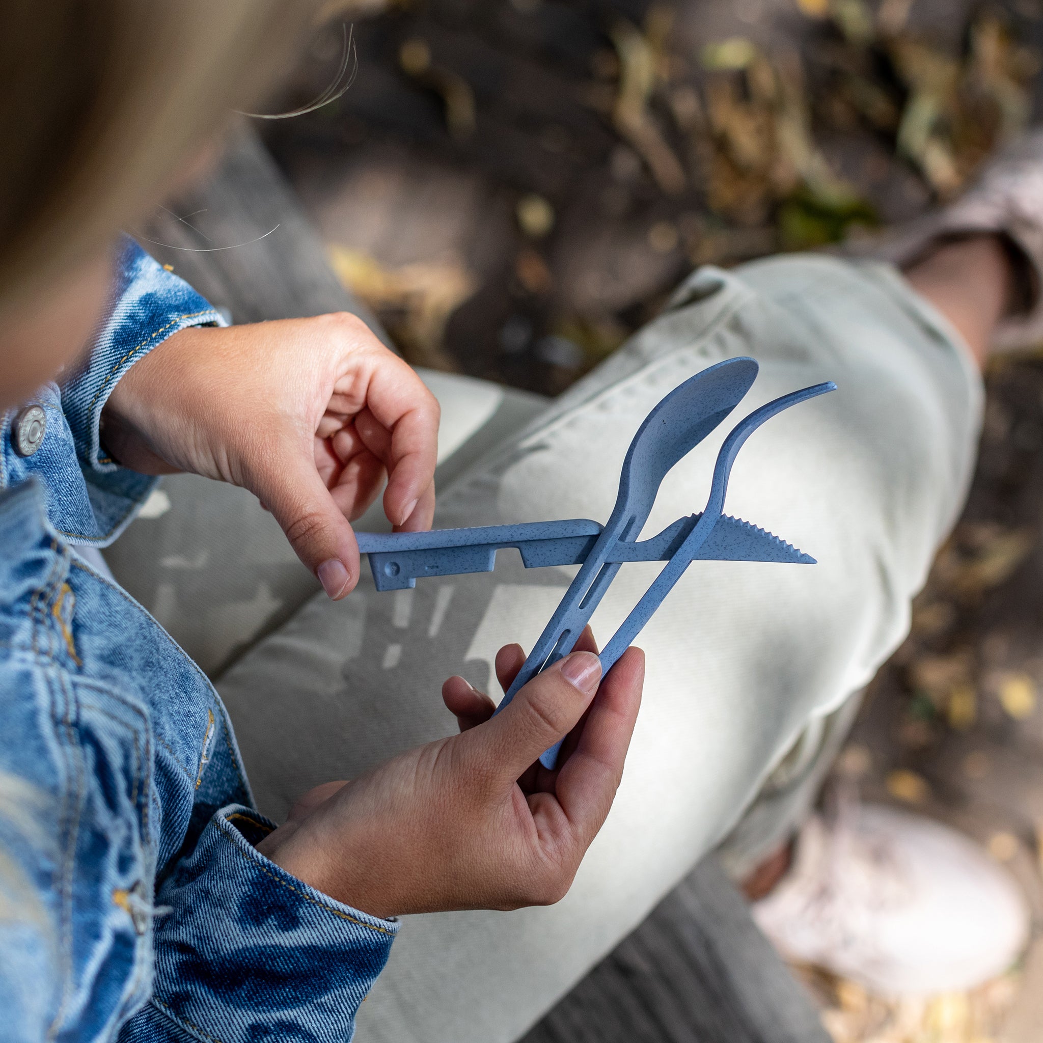 koziol Besteck-Set 3-teilig KLIKK POCKET