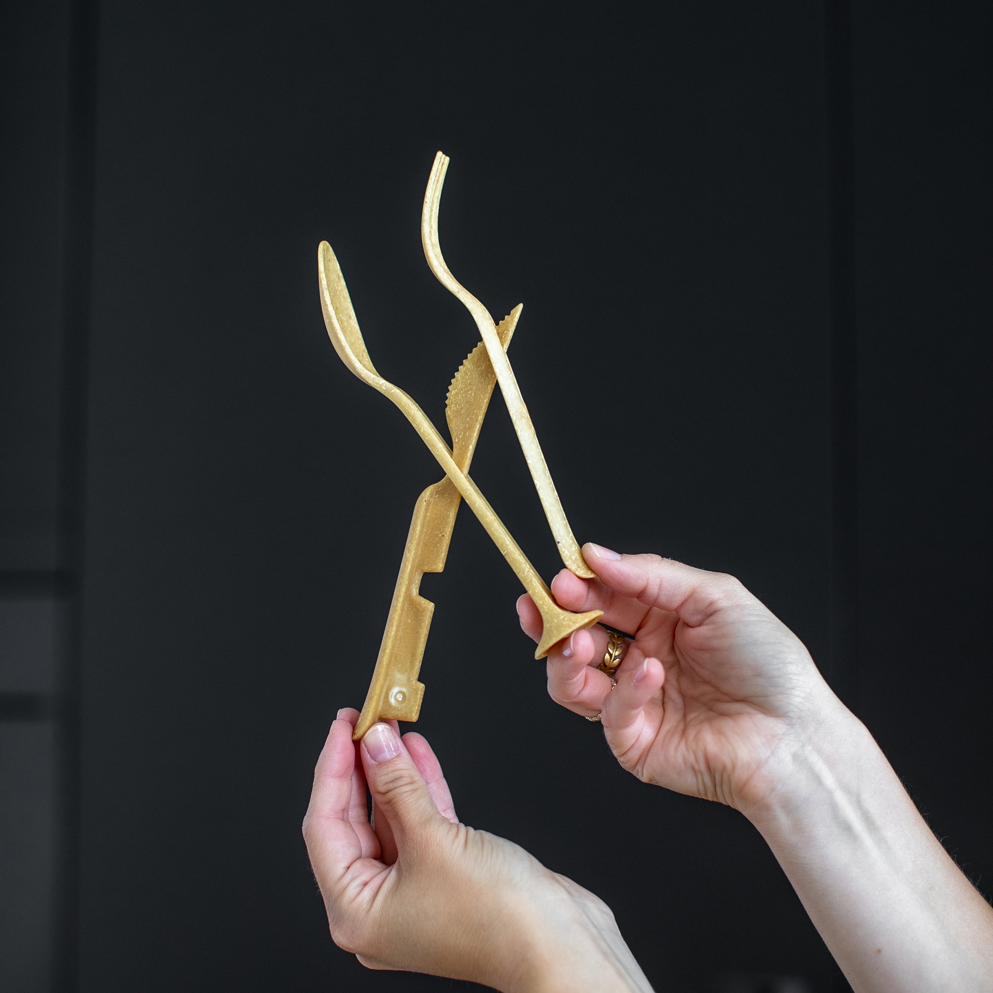 koziol Besteck-Set 3-teilig KLIKK POCKET