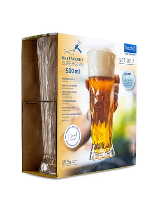 koziol Bierglas 2er-Set Superglas CLUB No. 11