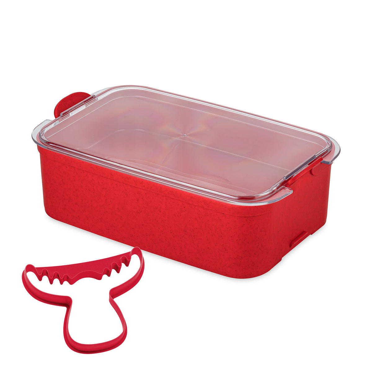 koziol Box 1,3l mit Deckel + Ausstecher STAKK BOX 1,3 + RUDOLF