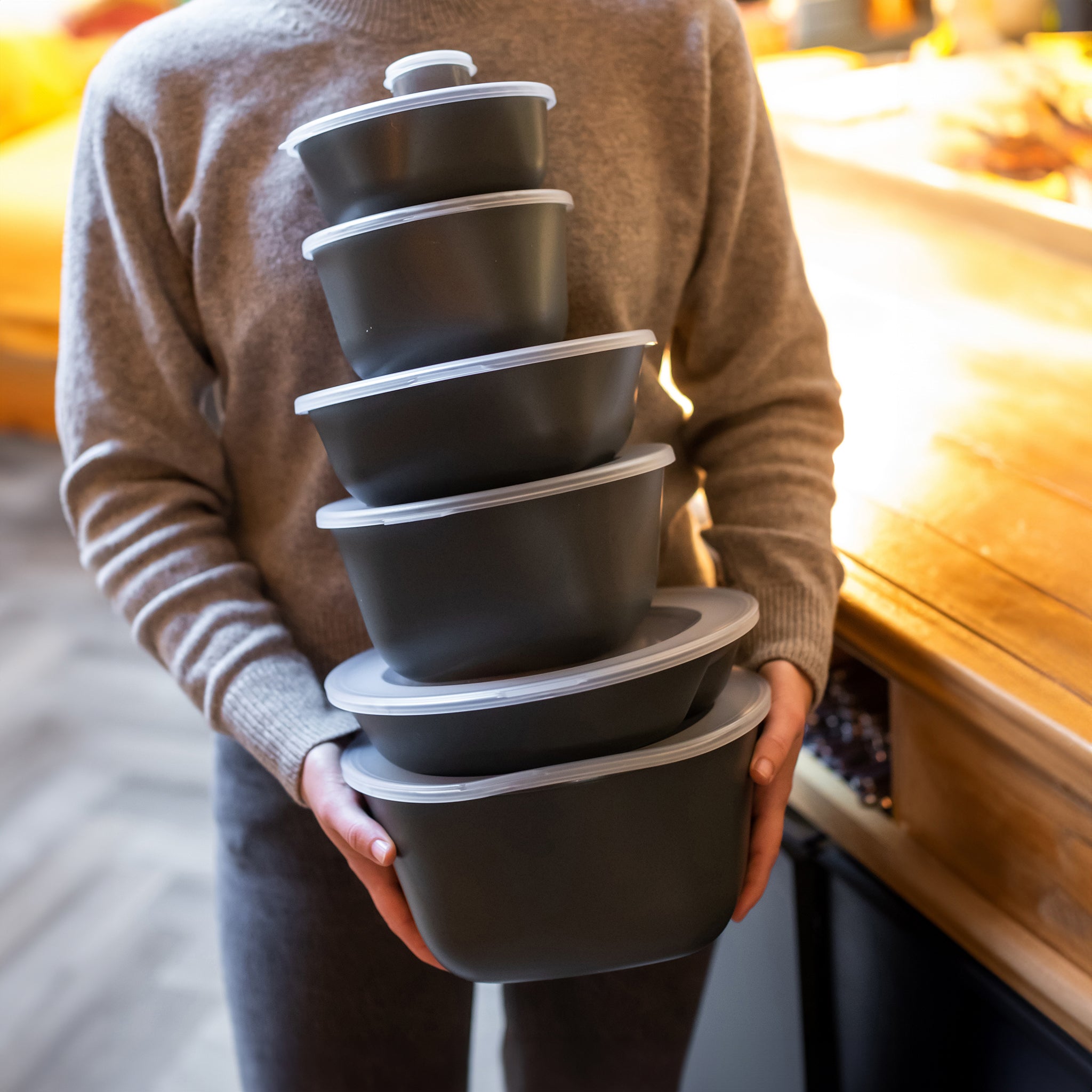 koziol Box mit transparentem Deckel  CONNECT BOX 4