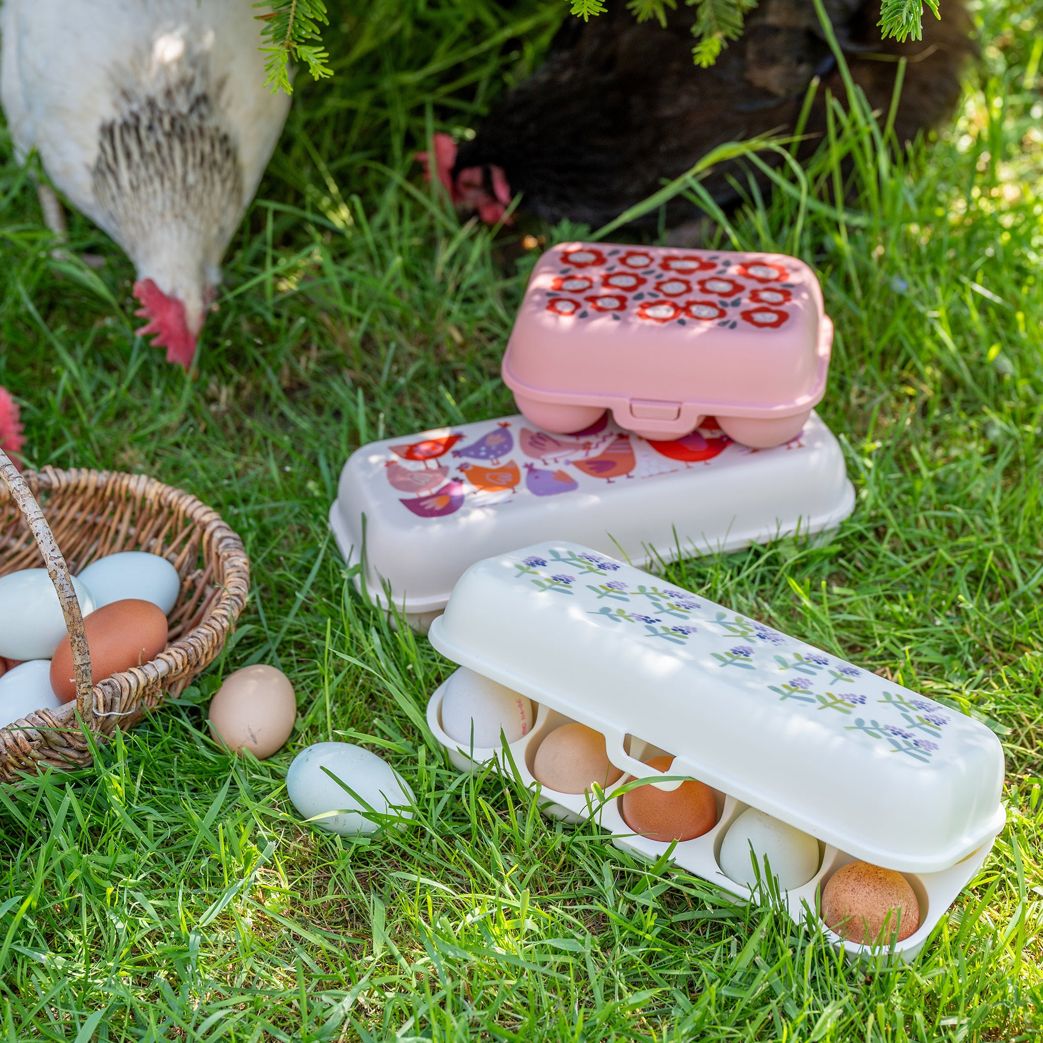 koziol Eierbox EGGS TO GO BLOOMIES BLOSSOM