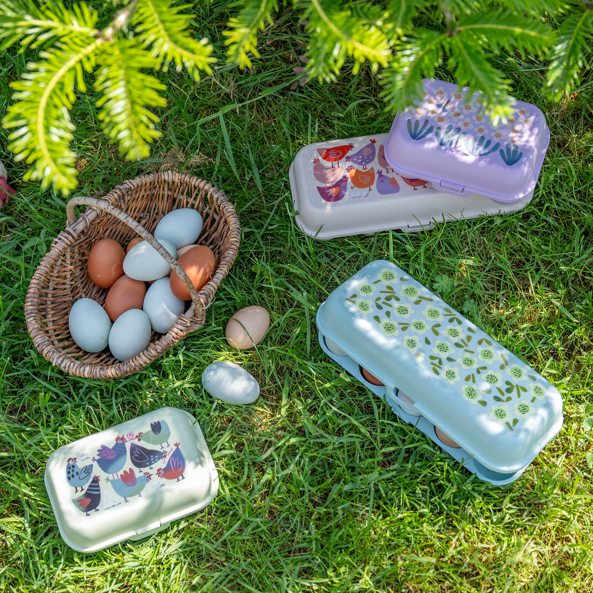 koziol Eierbox EGGS TO GO BLOOMIES CAMELLIA