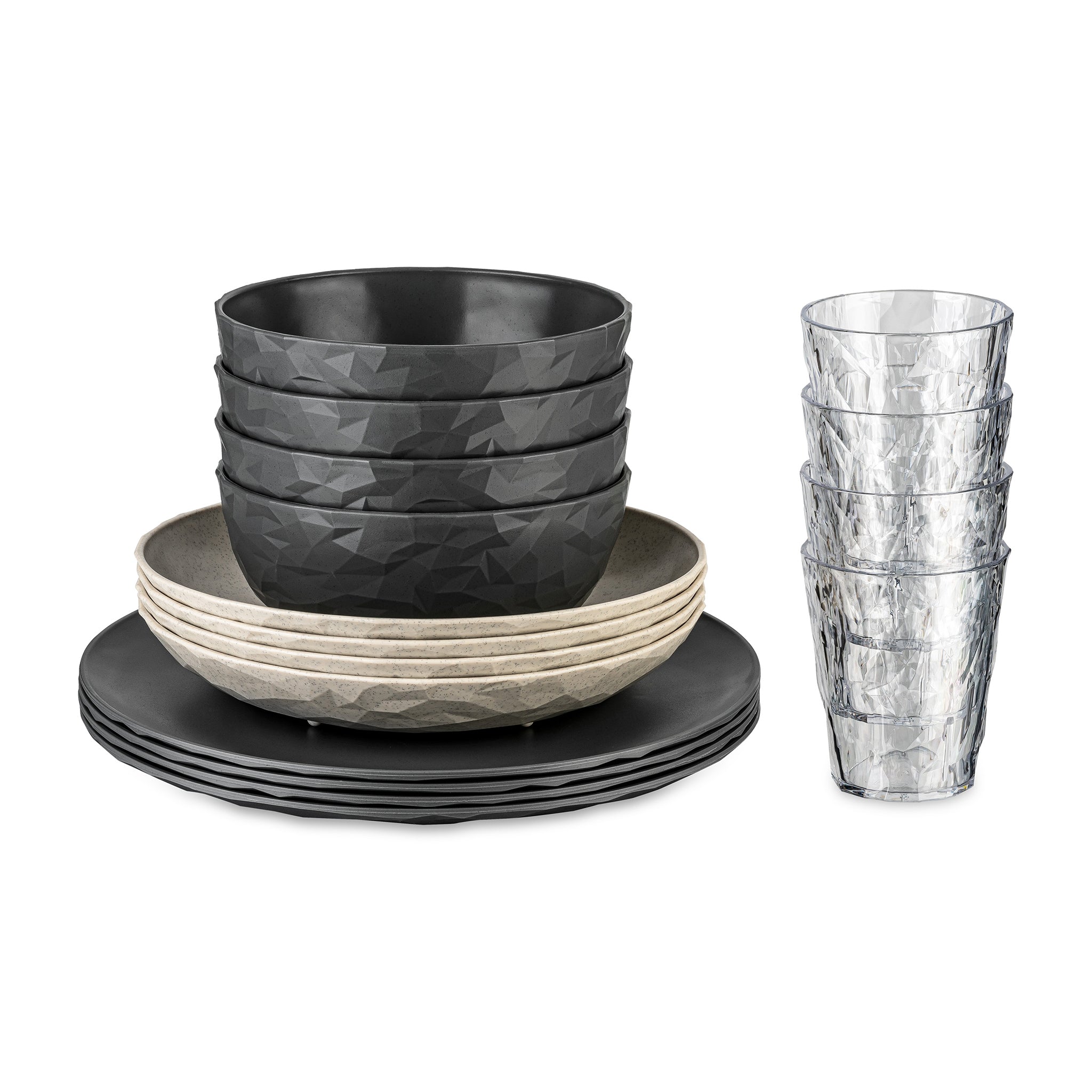 koziol Geschirrset 16-teilig CLUB SET GÖTEBORG