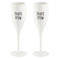 koziol Sektglas mit Druck CHEERS No. 1 CHAOS CREW
