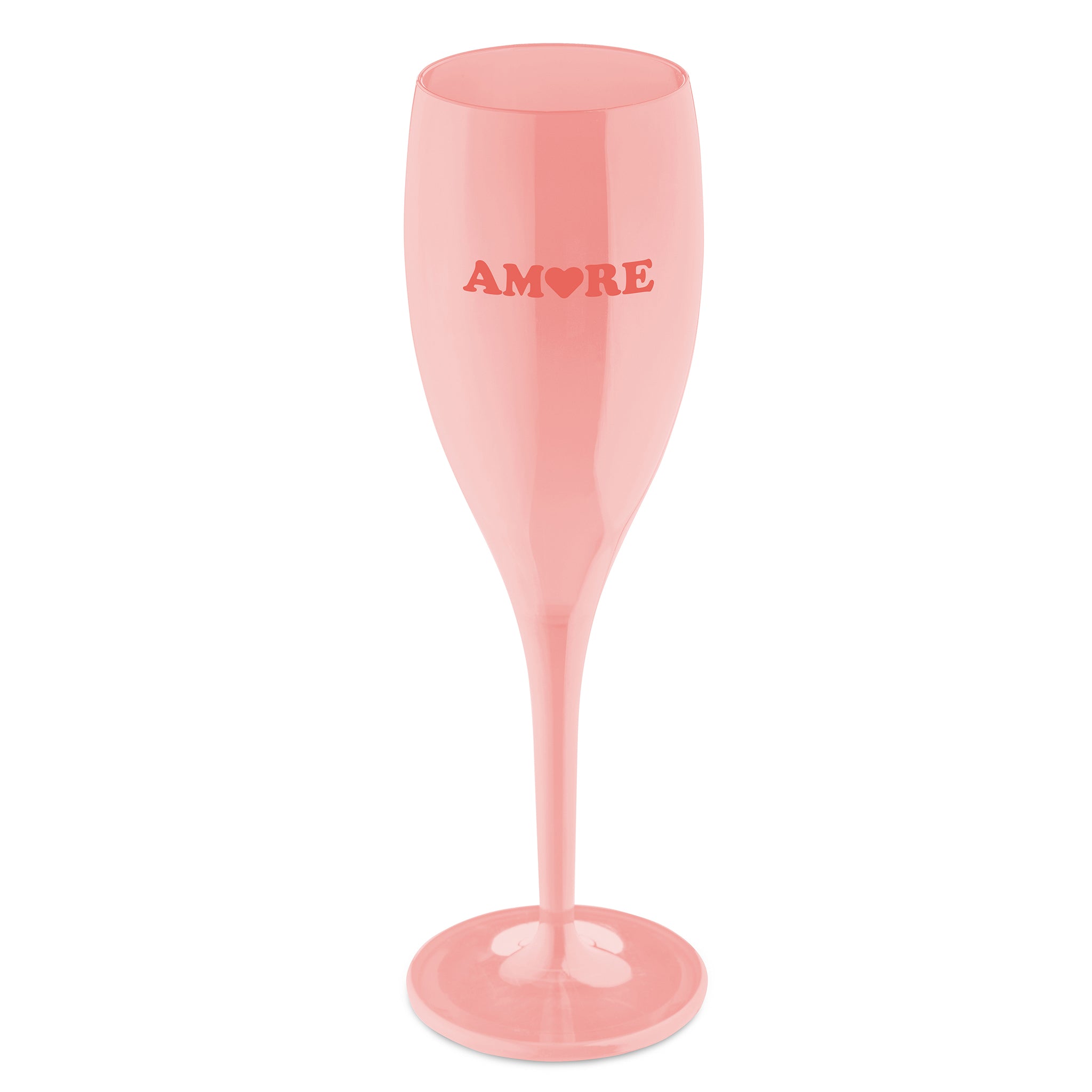 koziol Glas mit Druck CHEERS No. 1 AMORE