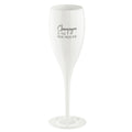 koziol Glas mit Druck CHEERS No. 1 CHAMPAGNE THE NEW MEDICINE