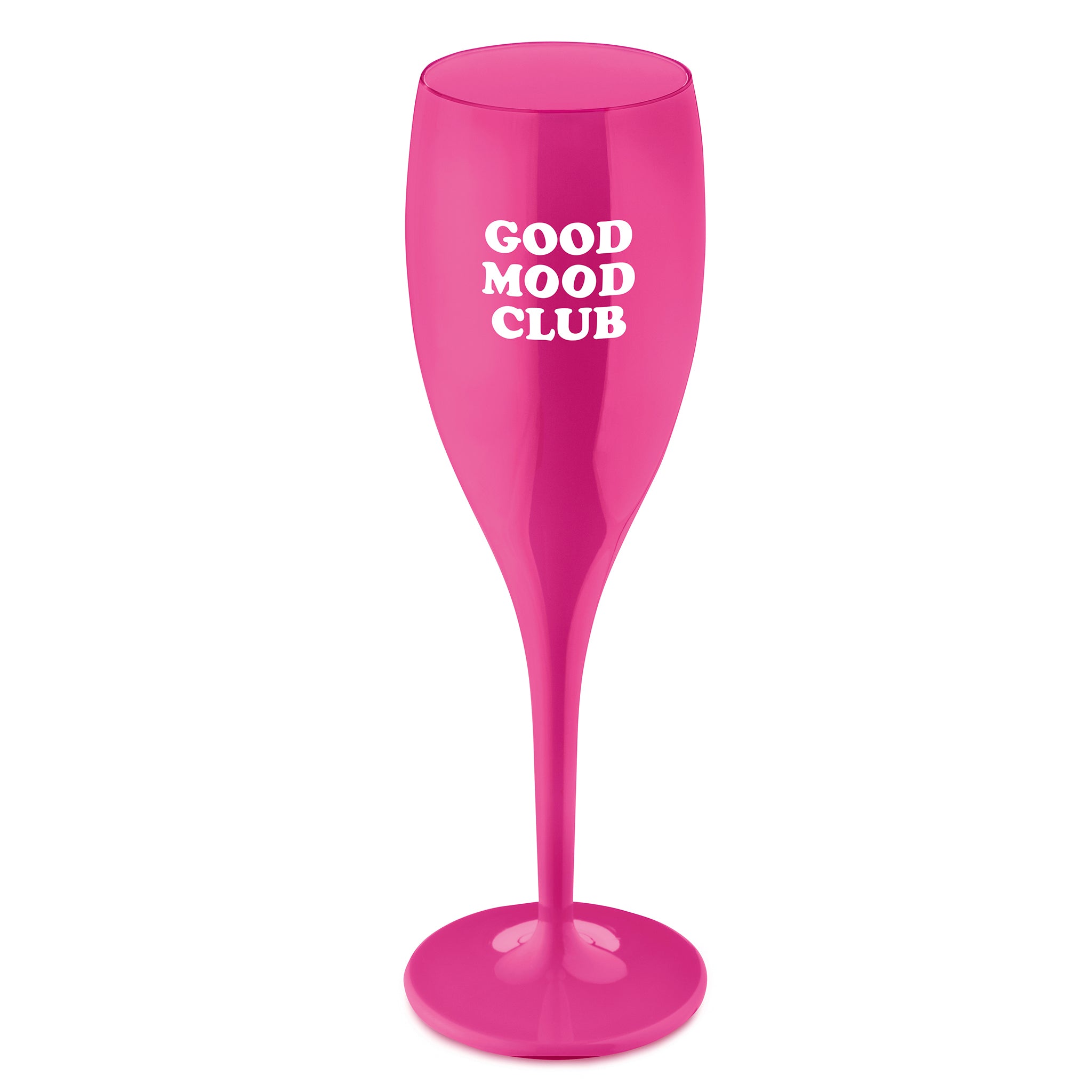 koziol Glas mit Druck CHEERS No. 1 GOOD MOOD CLUB