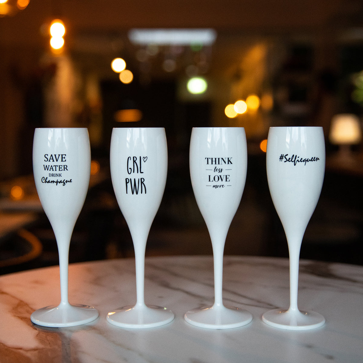 koziol Glas mit Druck CHEERS No. 1 GRL PWR