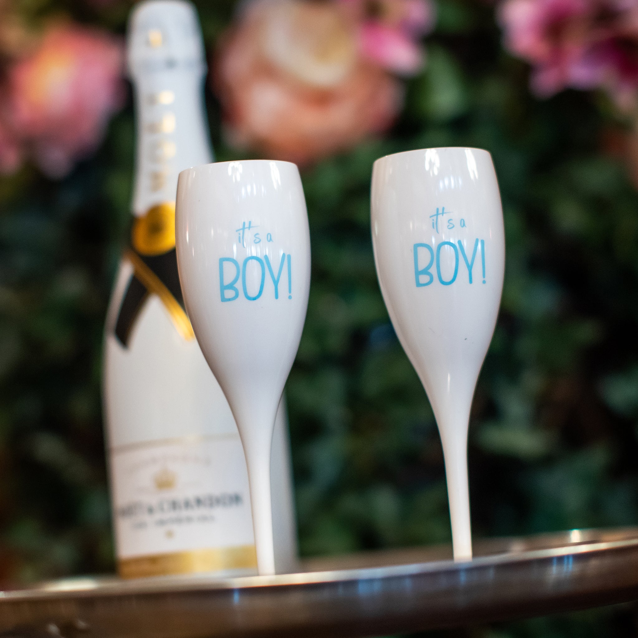 koziol Glas mit Druck CHEERS No. 1 IT'S A BOY