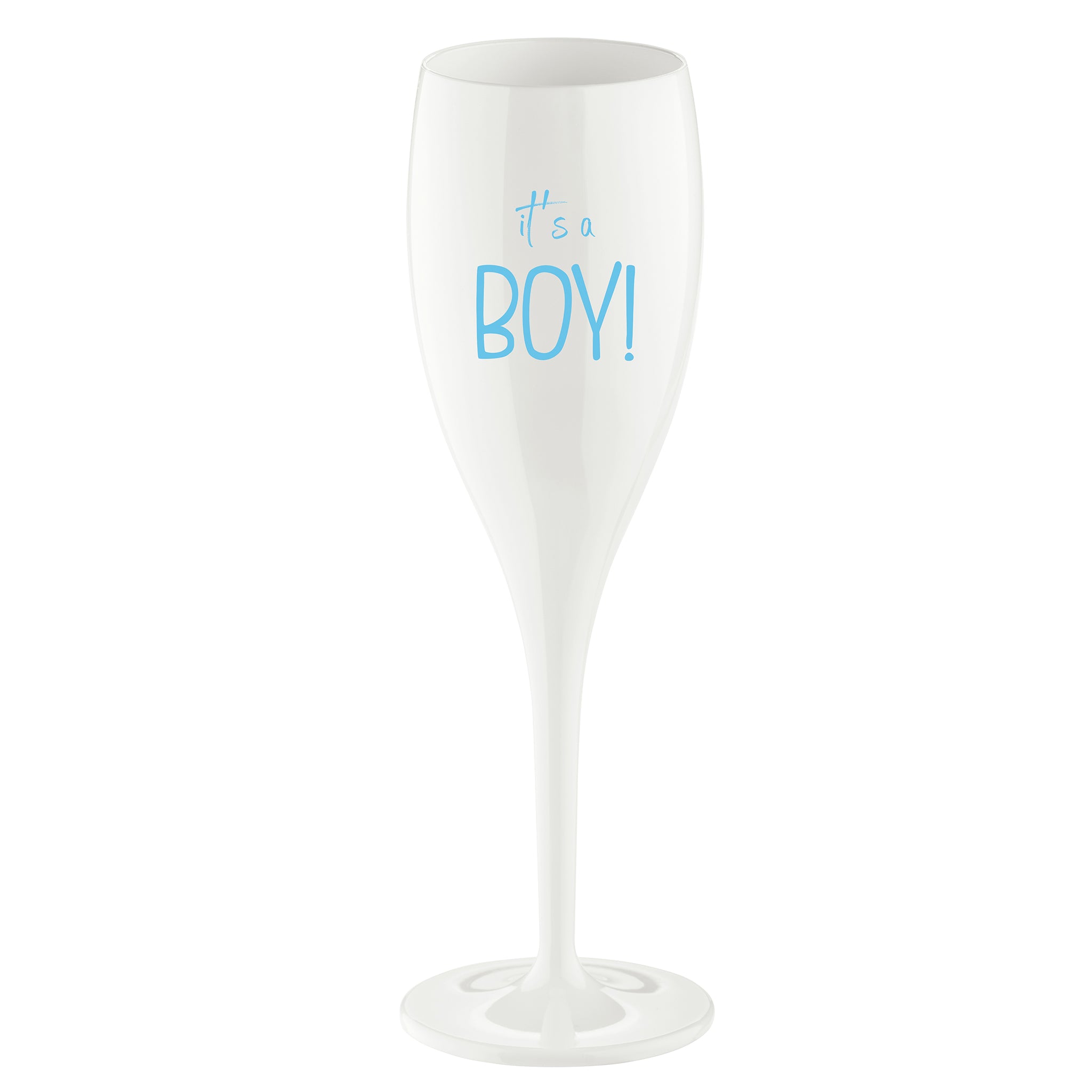 koziol Glas mit Druck CHEERS No. 1 IT'S A BOY