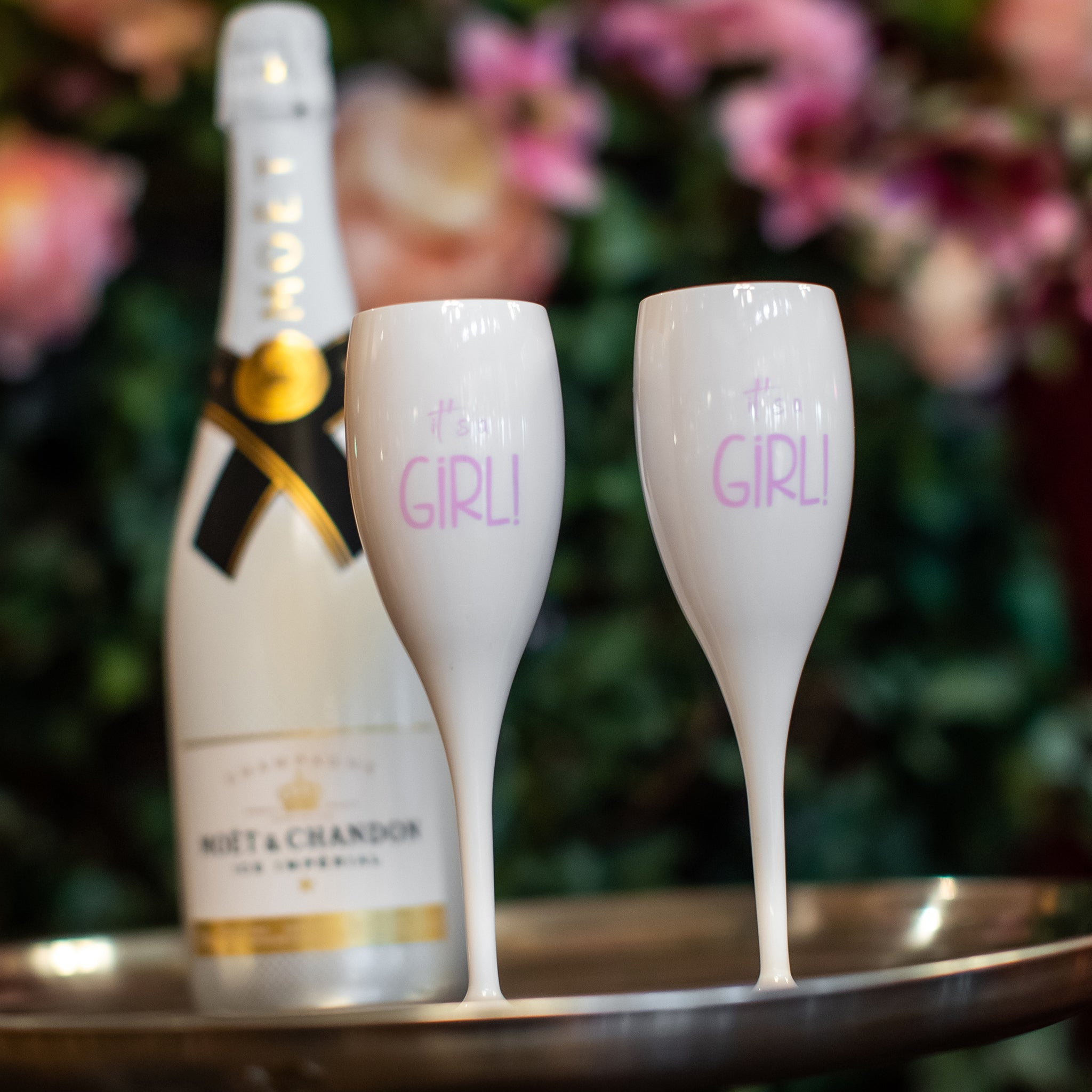 koziol Glas mit Druck CHEERS No. 1 IT'S A GIRL