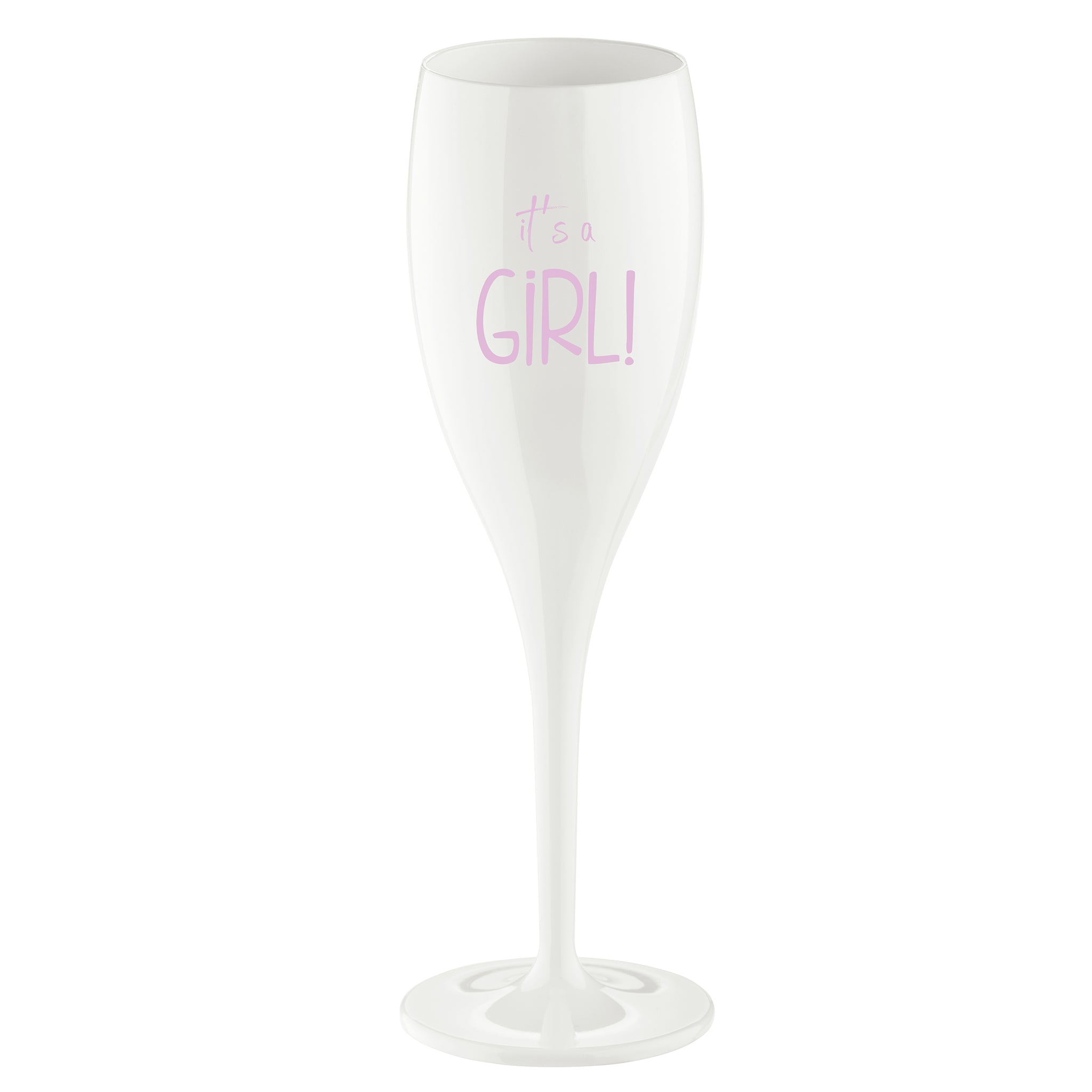 koziol Glas mit Druck CHEERS No. 1 IT'S A GIRL