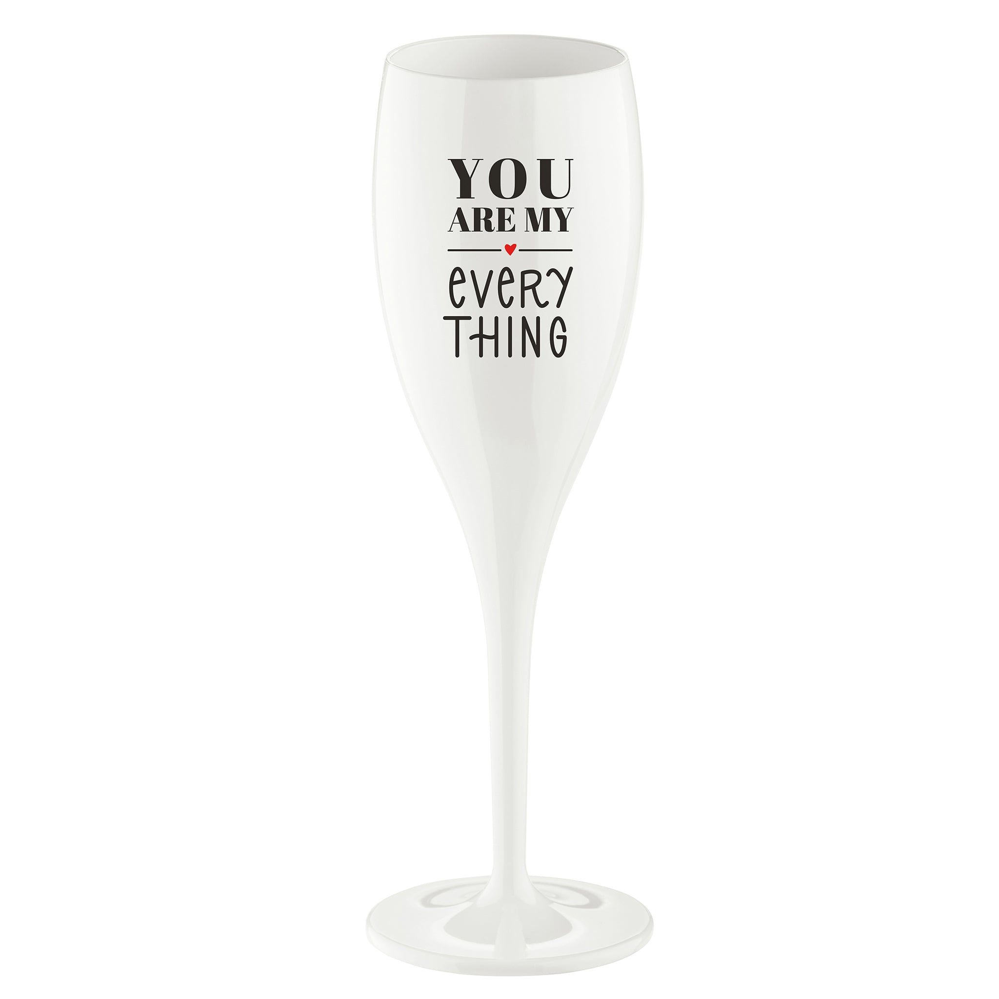koziol Glas mit Druck CHEERS No. 1 YOU ARE MY EVERYTHING