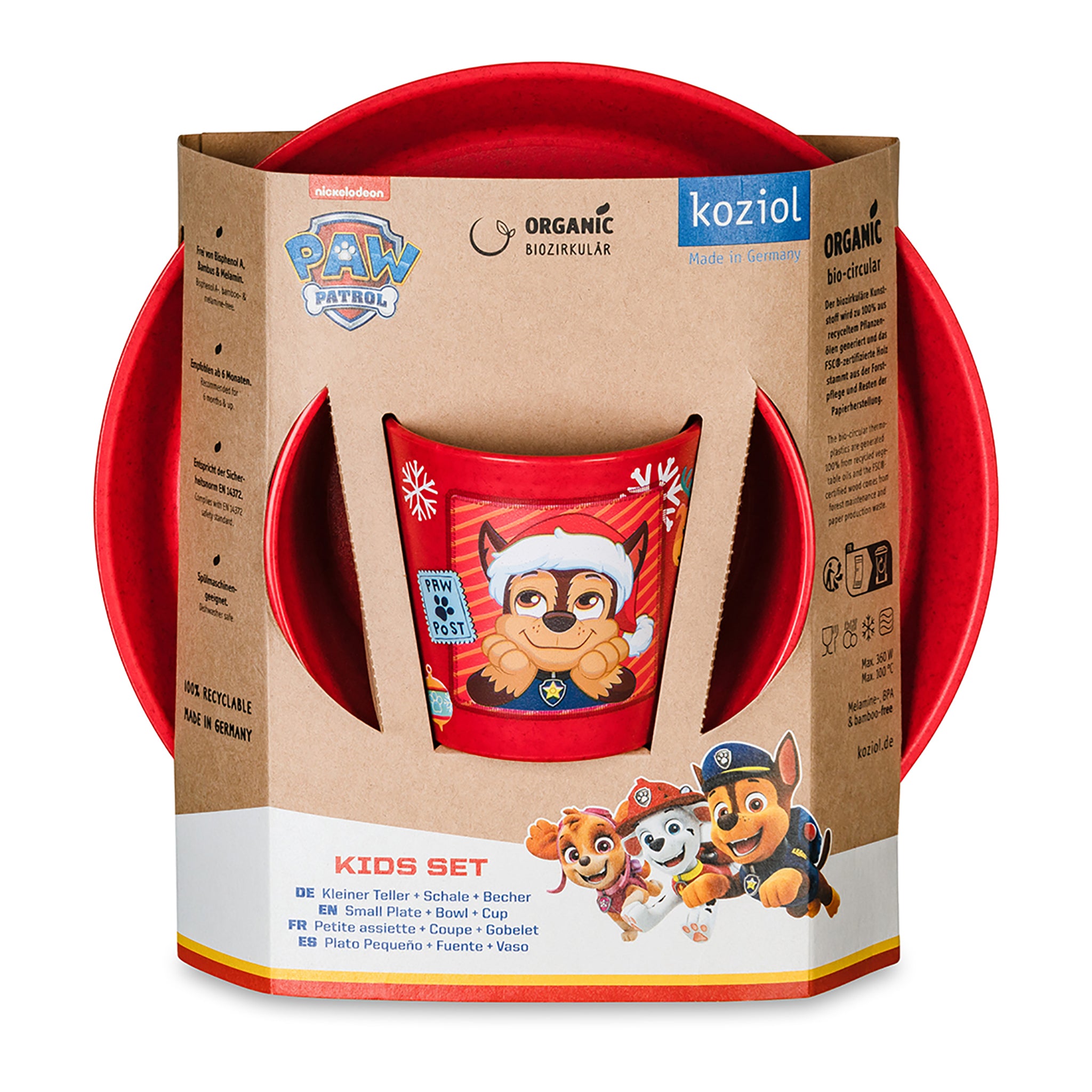 Children's tableware set CONNECT PAW PATROL WINTER WONDERLAND