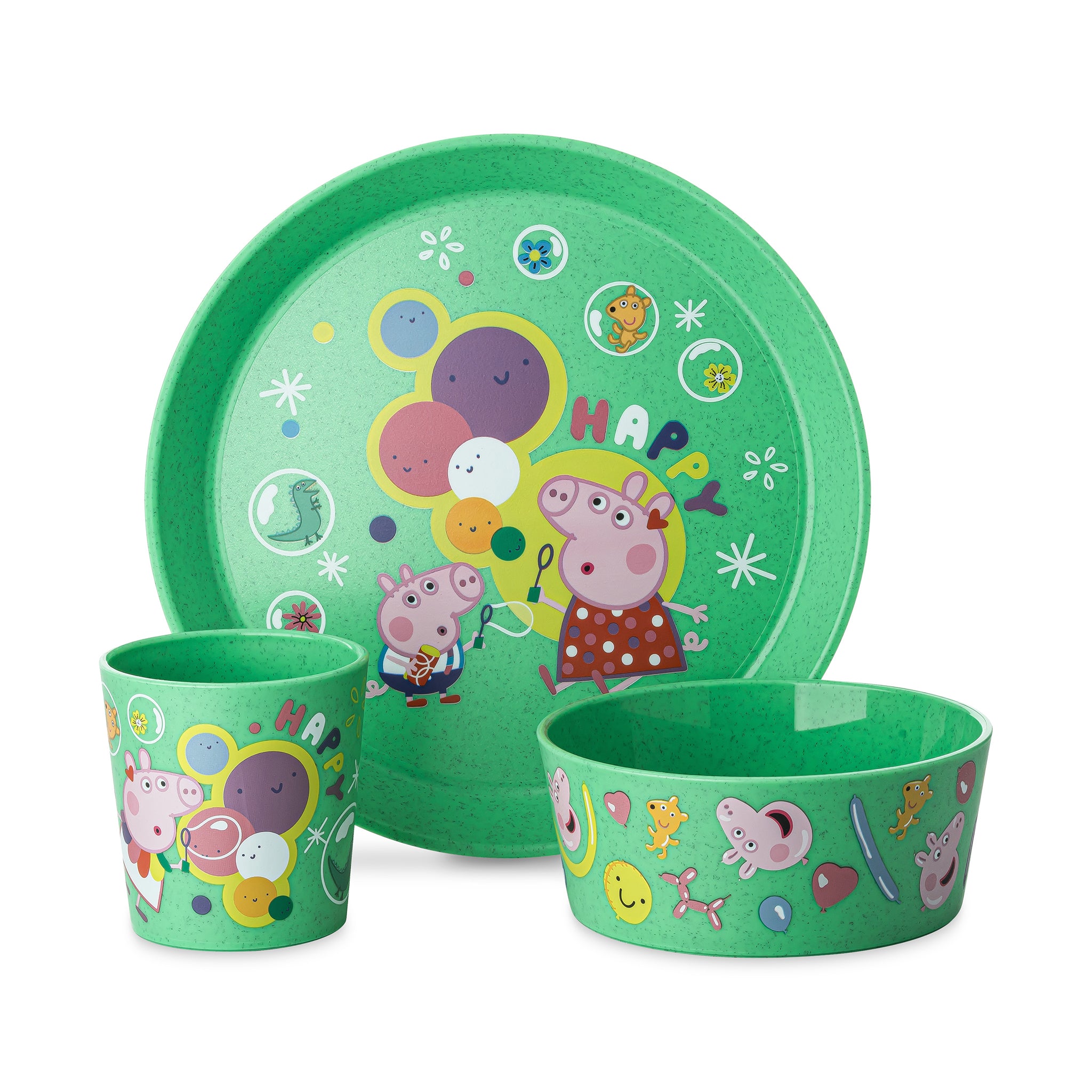 koziol Kindergeschirr-Set CONNECT PEPPA PIG POP