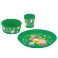 koziol Kindergeschirr-Set CONNECT PEPPA PIG POP spring green
