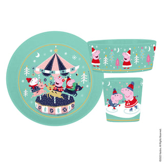 Kindergeschirr-Set CONNECT PEPPA PIG WINTER WONDERLAND