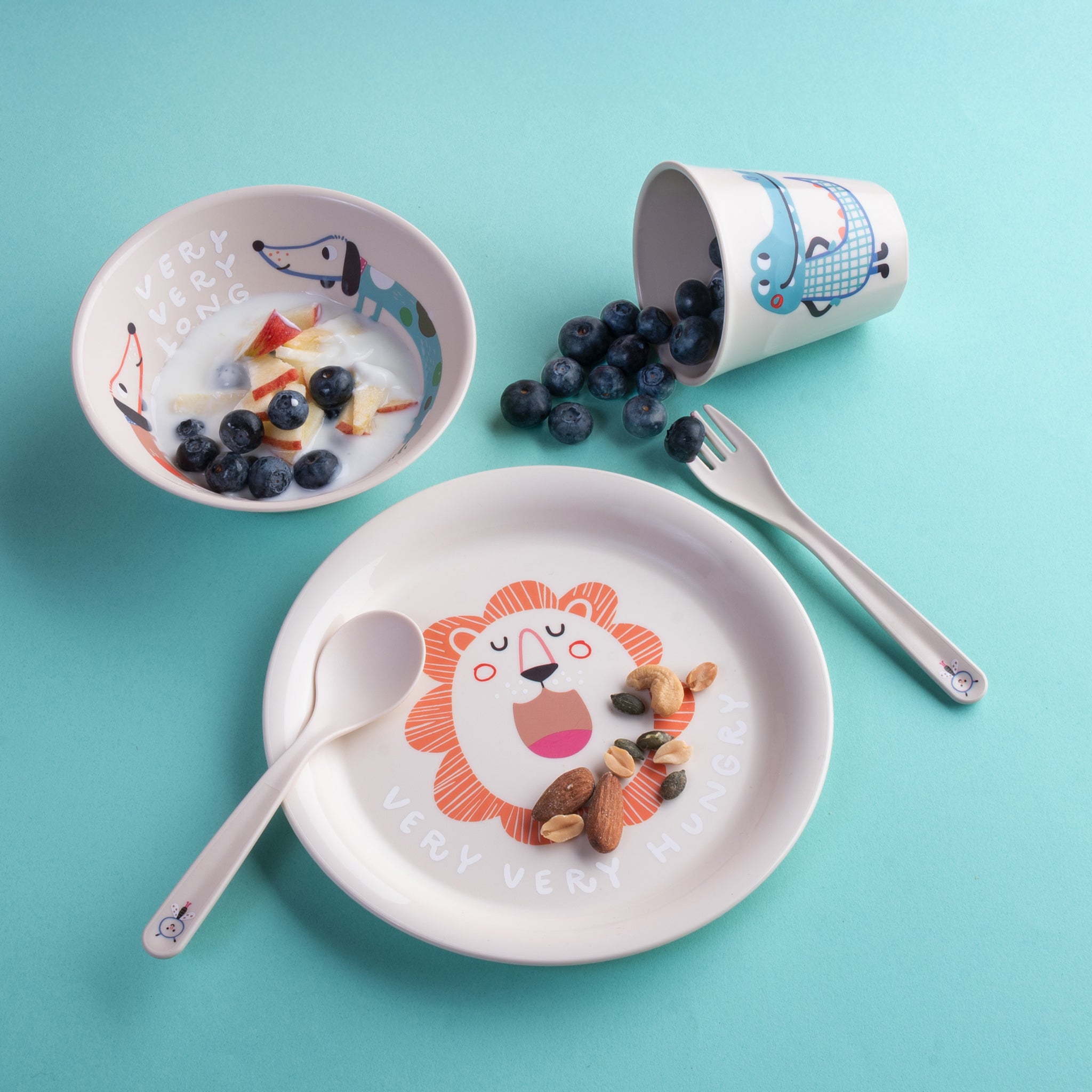 koziol Kindergeschirr-Set VERY VERY AT HOME