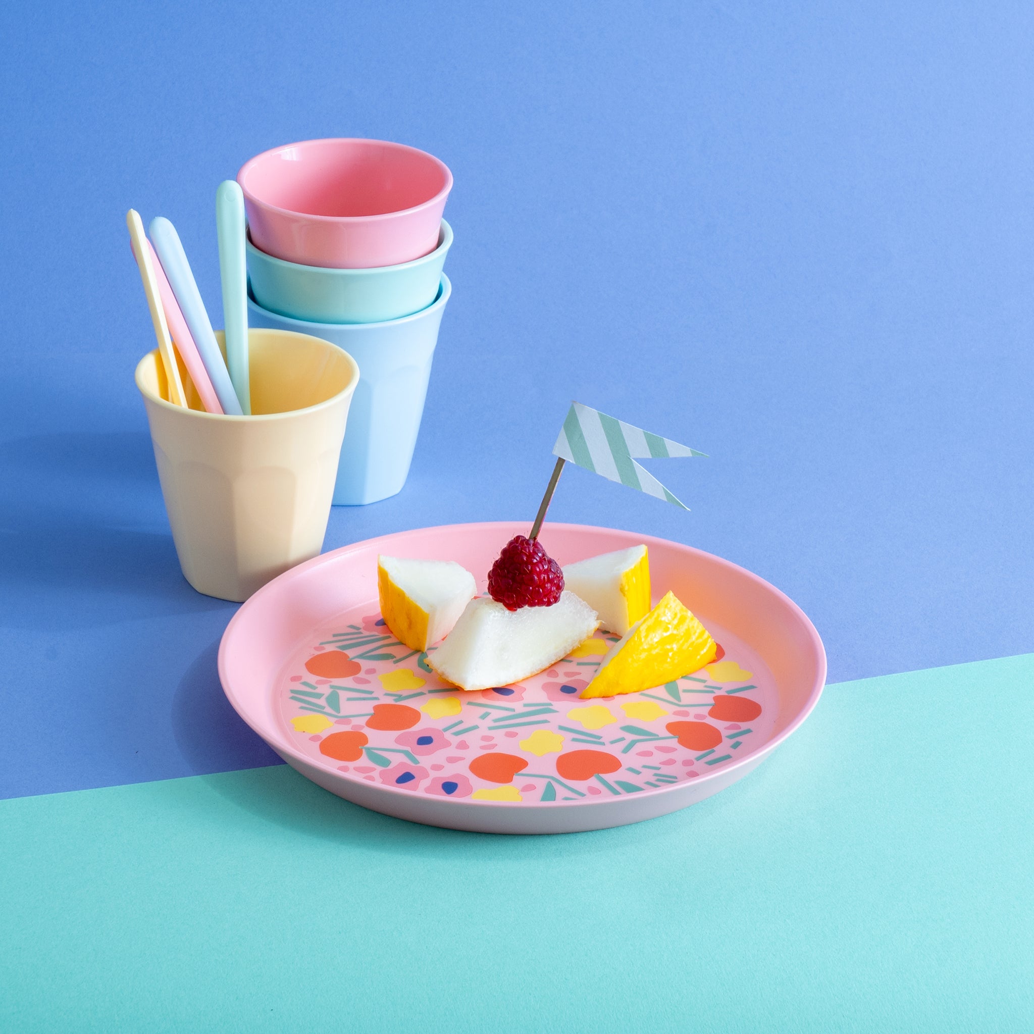 koziol Kleiner Teller  NORA PLATE 205mm BLOOMS