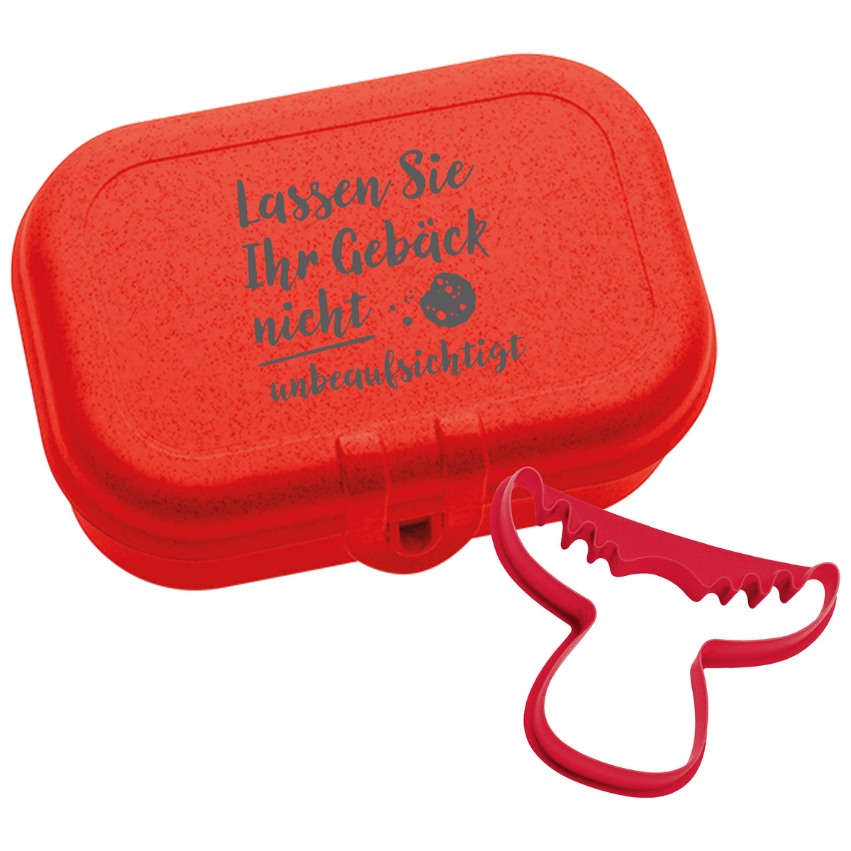koziol Lunchbox mit Druck + Ausstecher