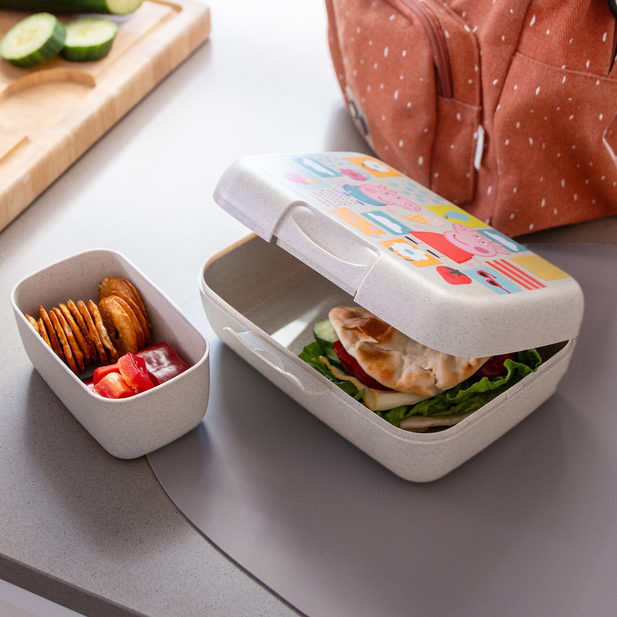 koziol Lunchbox mit Trennschale CANDY L PEPPA PIG