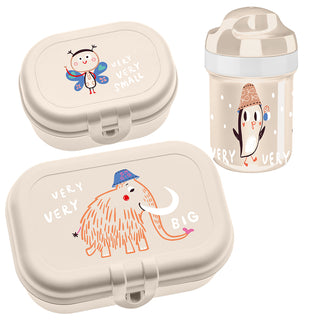 koziol Lunchbox-Set und Trinkflasche 200ml VERY VERY TO GO