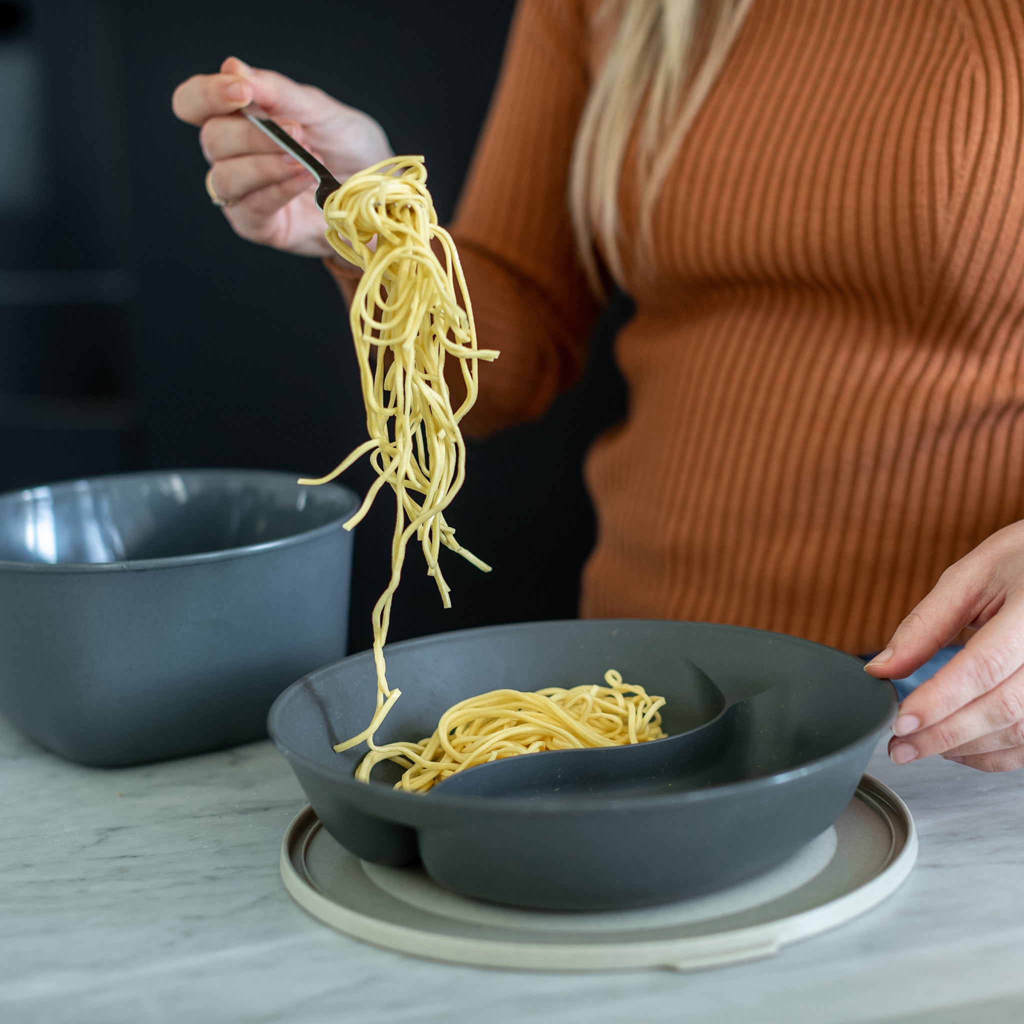 koziol Menüteller mit Deckel CONNECT SEPAREE 1,5