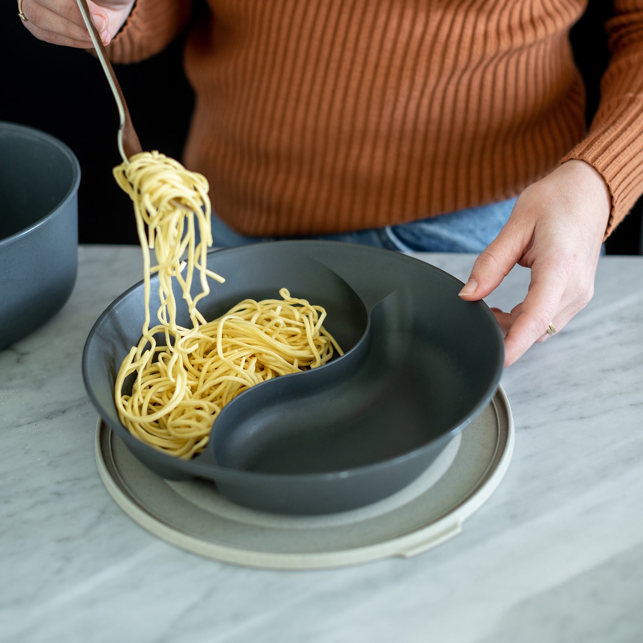 koziol Menüteller mit Deckel CONNECT SEPAREE 1,5
