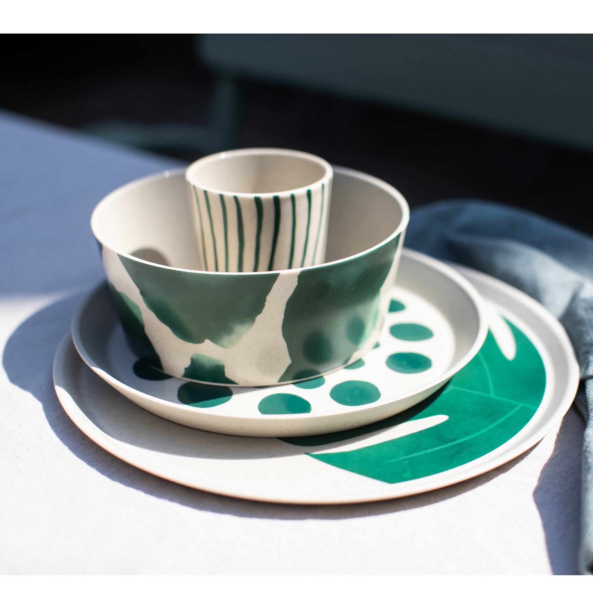 koziol Schale  CONNECT BOWL 0,9 MONSTERA SPLASH