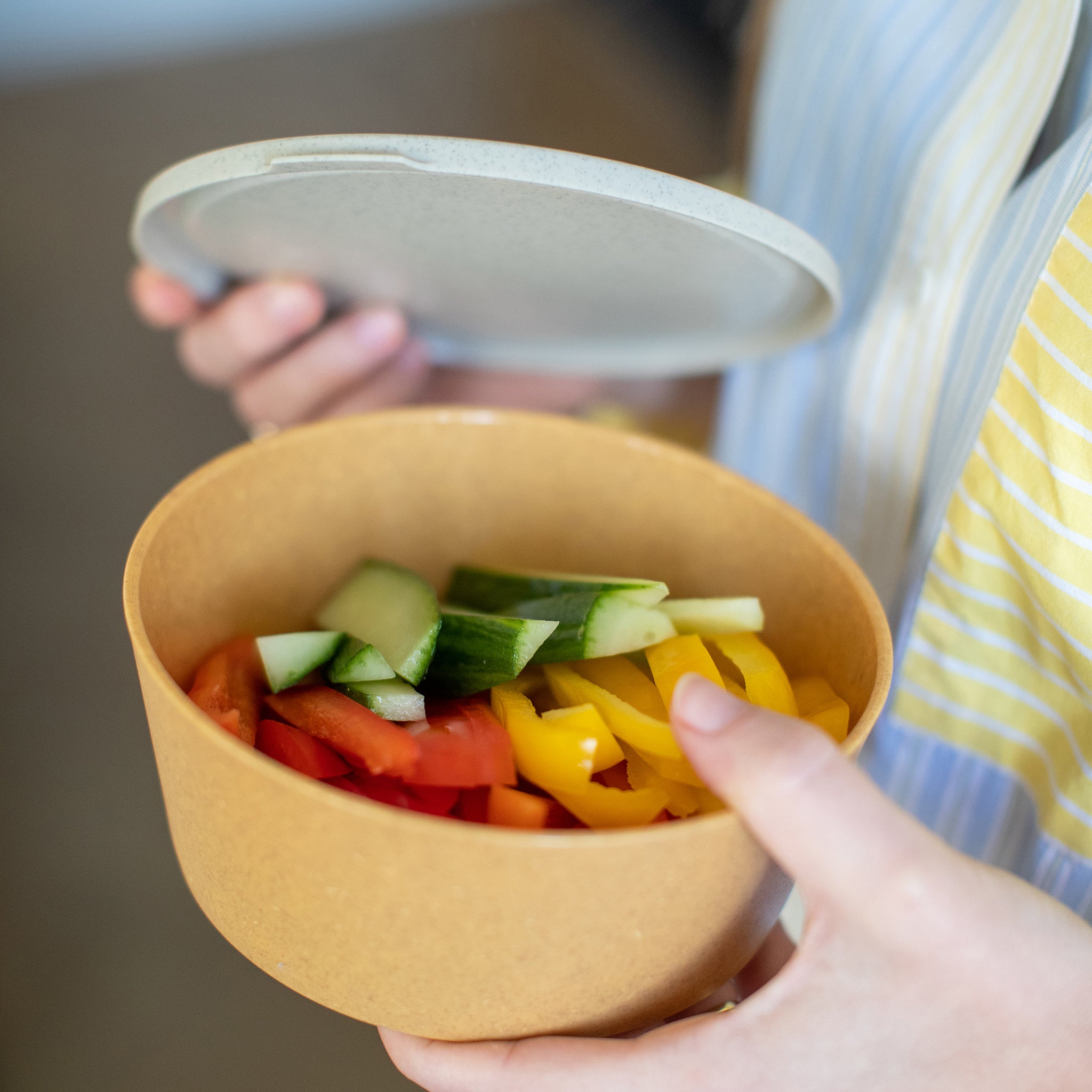 koziol Schale mit Deckel CONNECT BOWL 0,9